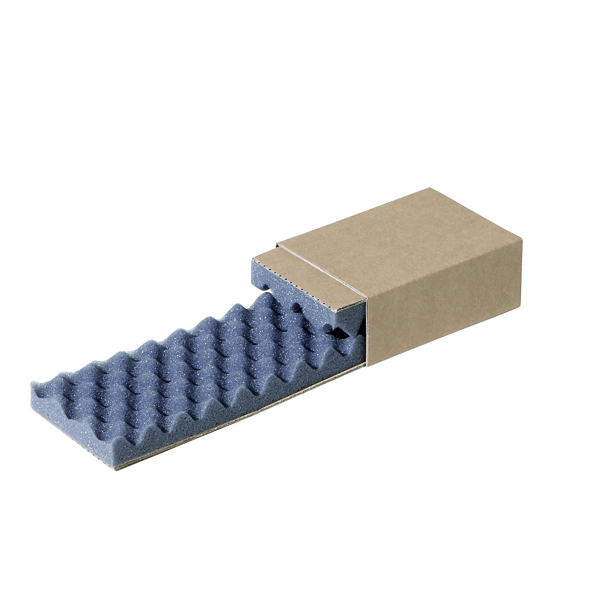 Slide boxes, internal part FEFCO 0907, external part FEFCO 0503, padded, internal dimensions 150 x 100 x 50 mm, pack of 50-1