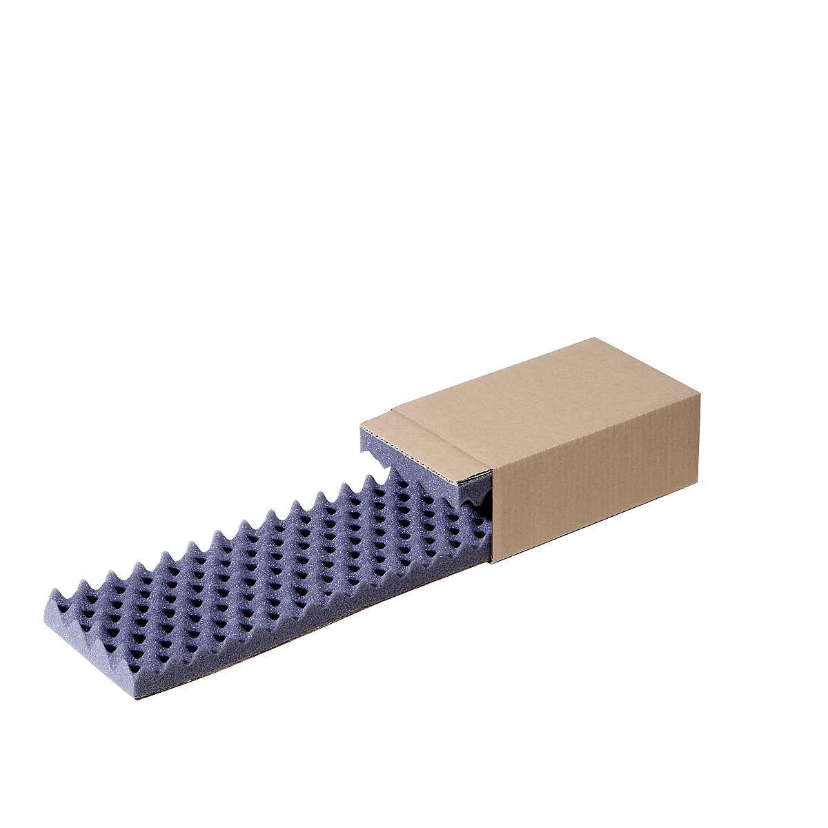 Slide boxes, internal part FEFCO 0907, external part FEFCO 0503, padded, internal dimensions 250 x 140 x 80 mm, pack of 50-7