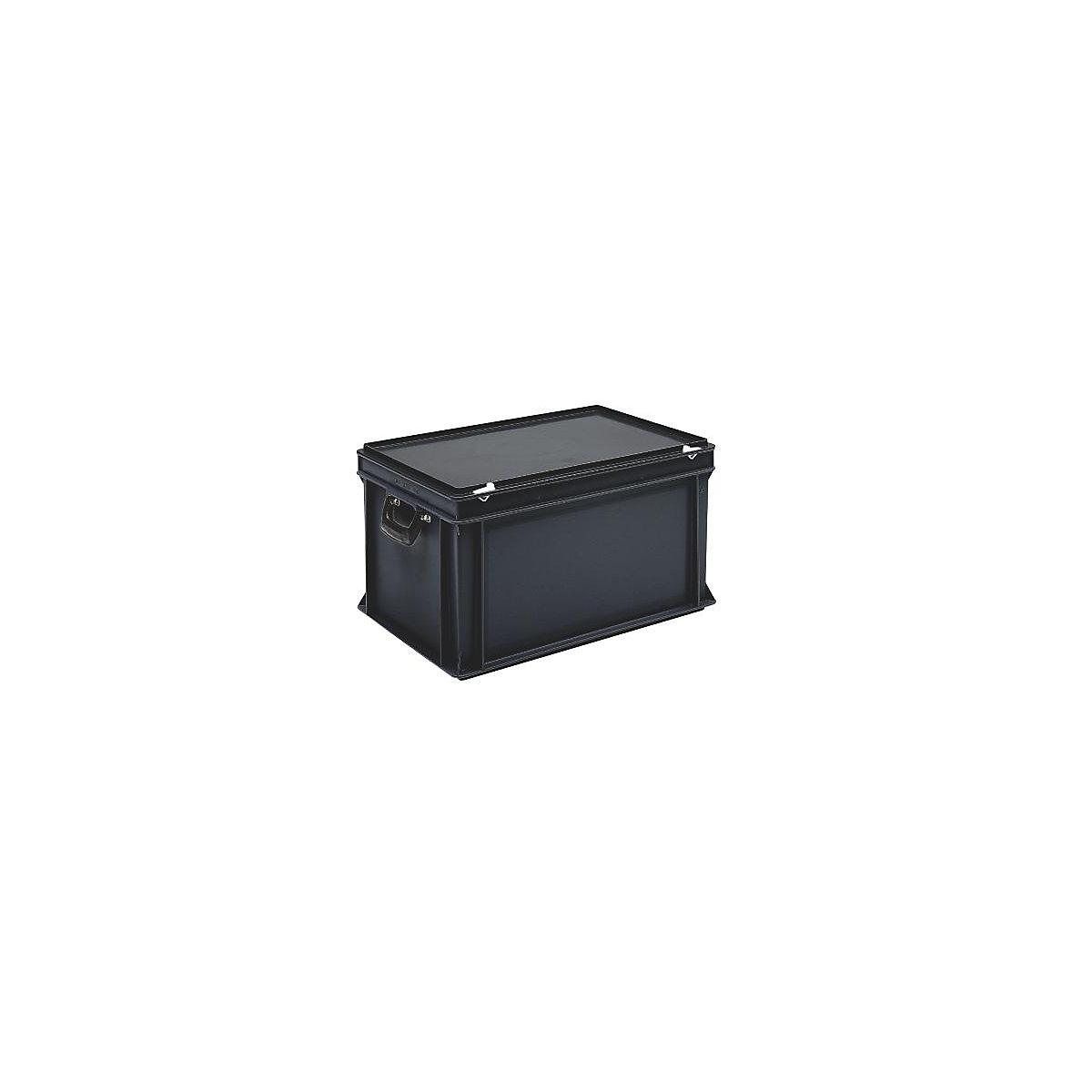 Mala de plástico ESD, capacidade 60 l, dimensões exteriores CxLxA 600 x 400 x 340 mm, a partir de 1 unid.-0
