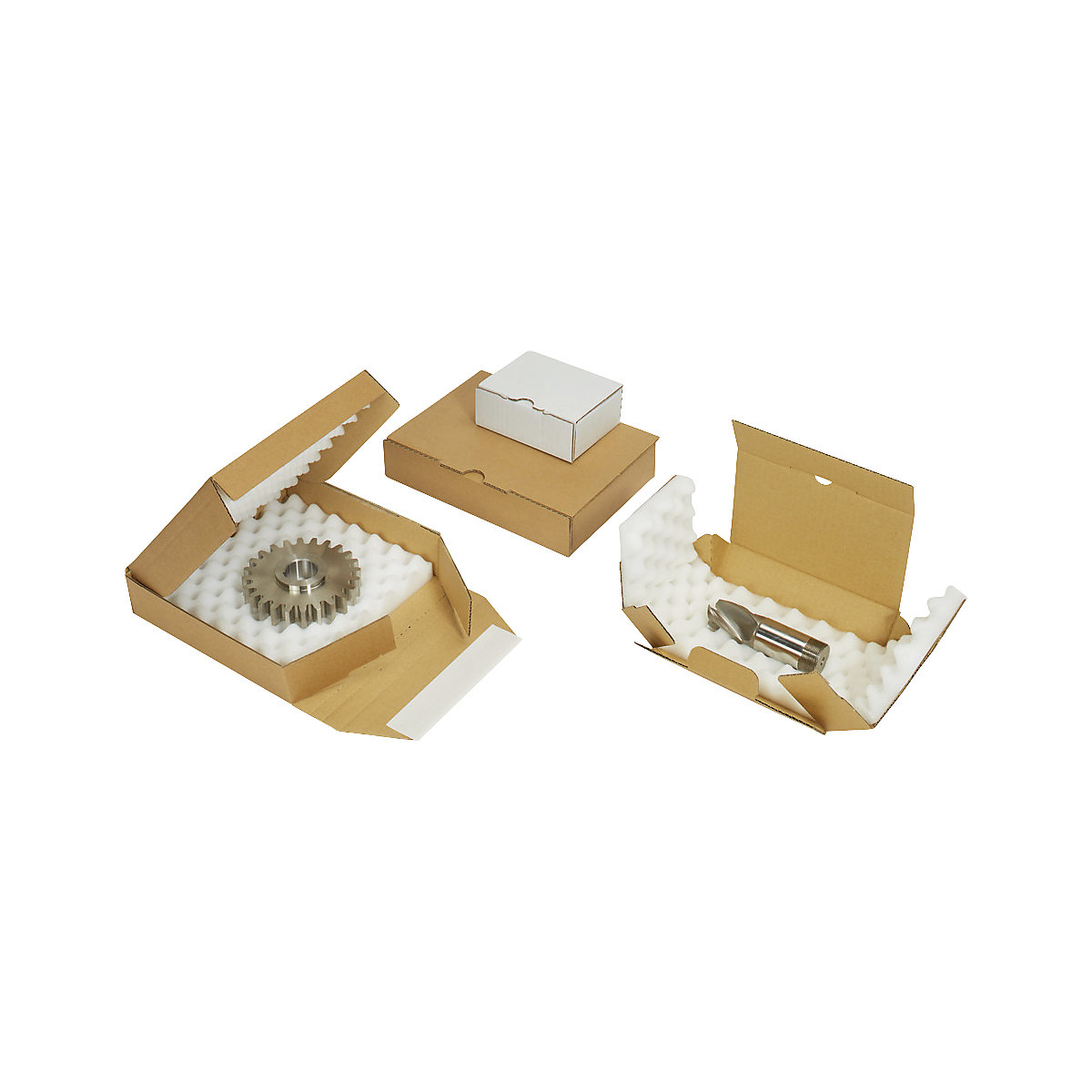Schaumbox, mit Steck- oder Selbstklebeverschluss, Innenmaße 235 x 168 x 42 mm, ab 50 Stk