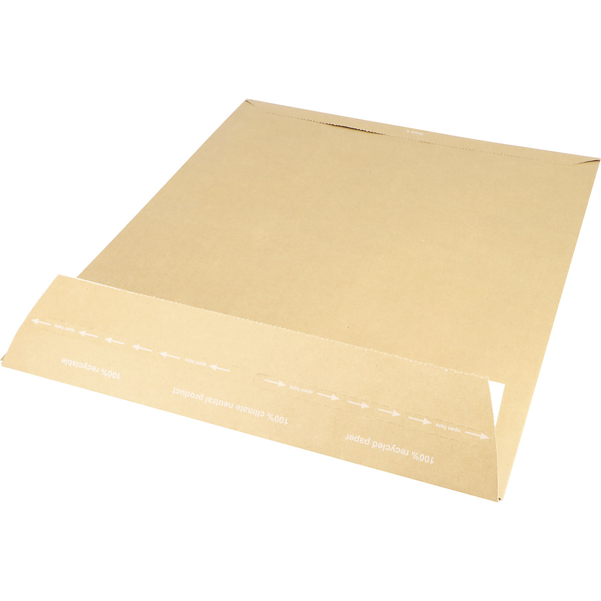 Versandtasche aus Papier E-Commerce terra, retourengeeignet, LxB 480 x 380 mm, VE 200 Stk-1