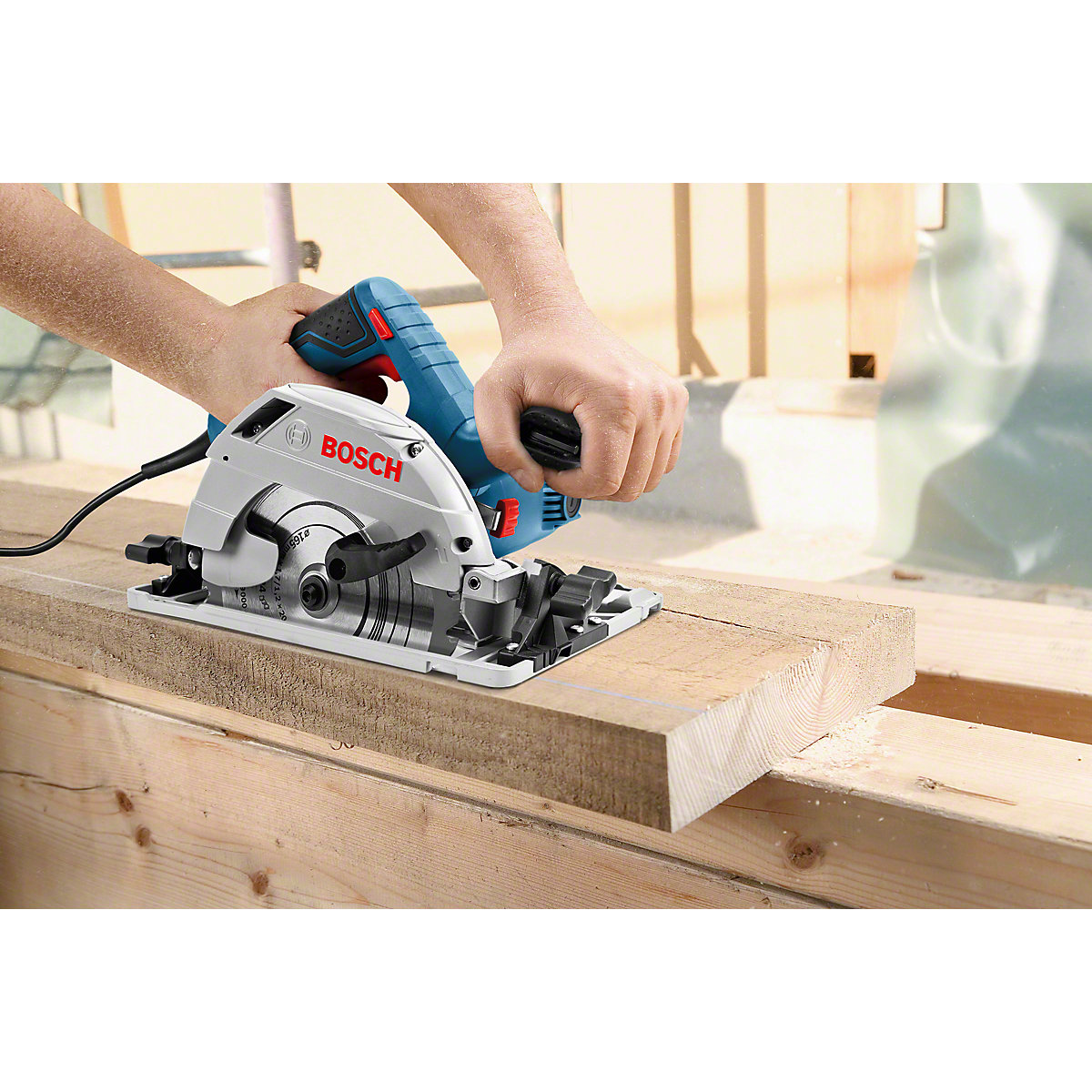 GKS 55+ GCE Professional hand-held circular saw – Bosch (Product illustration 2)-1