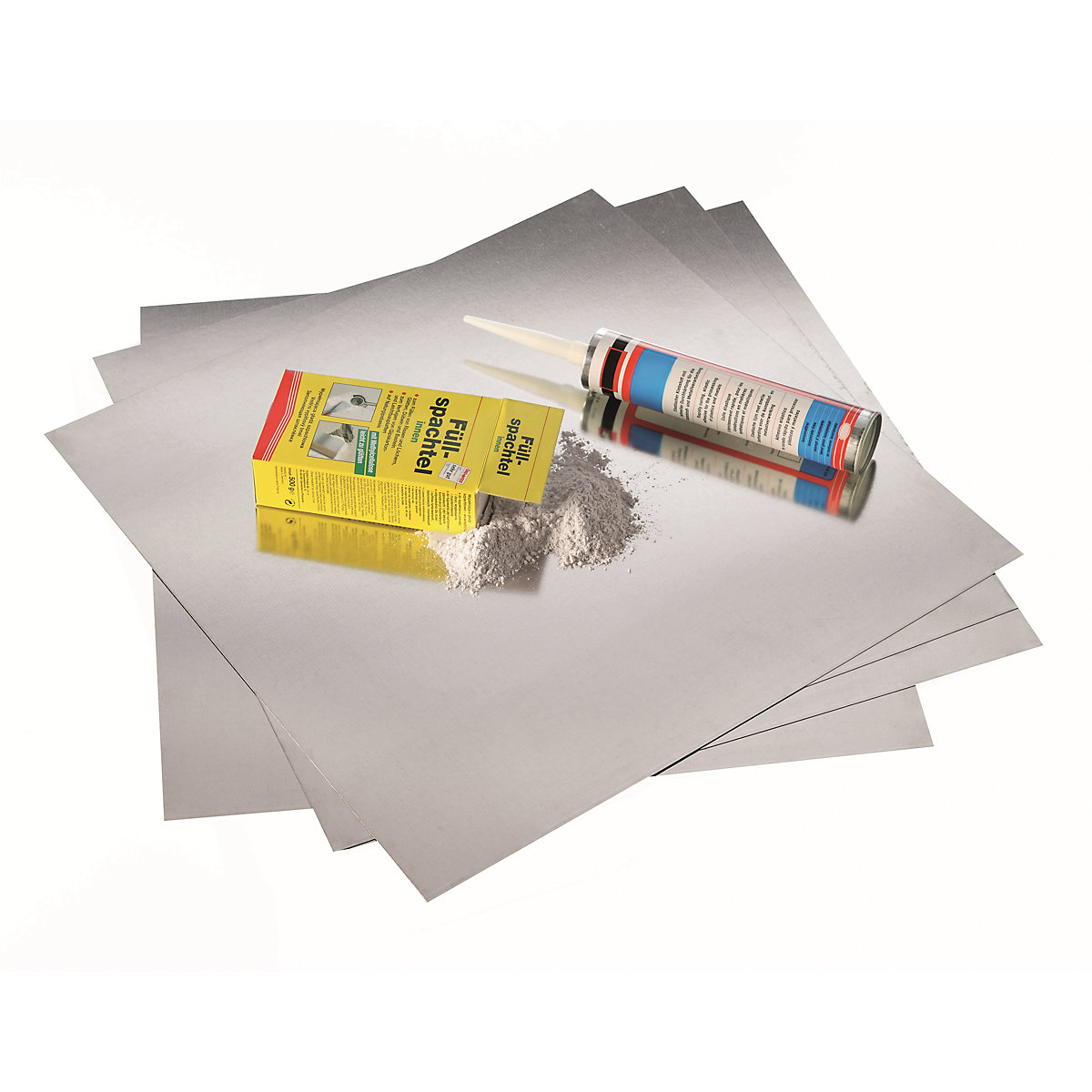 magnetoplan magnetowand®-Set, Metalltafeln unter der Tapete, 20 Platten = 5 m²