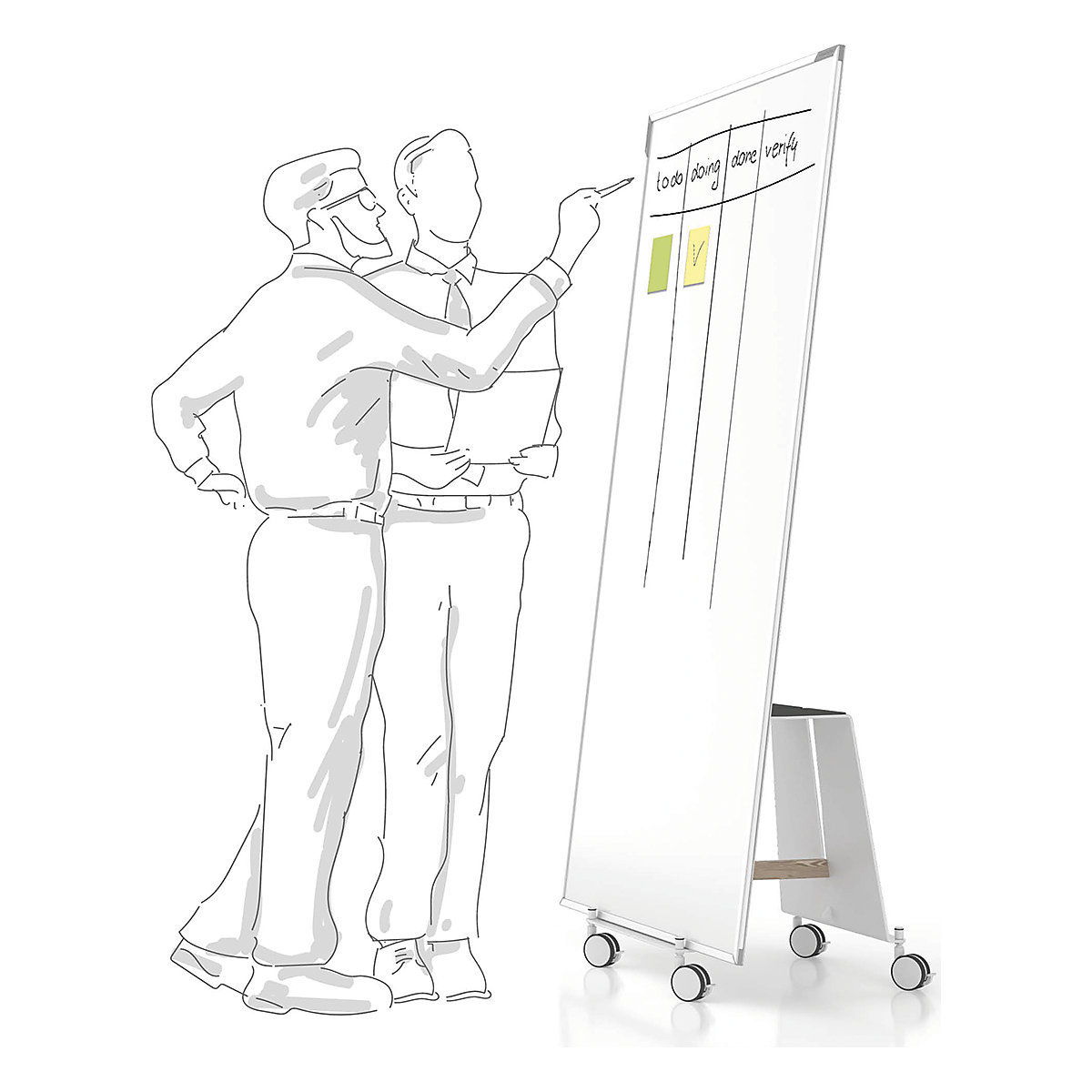 Design-Thinking-Whiteboard-Kit magnetoplan (Produktabbildung 4)-3