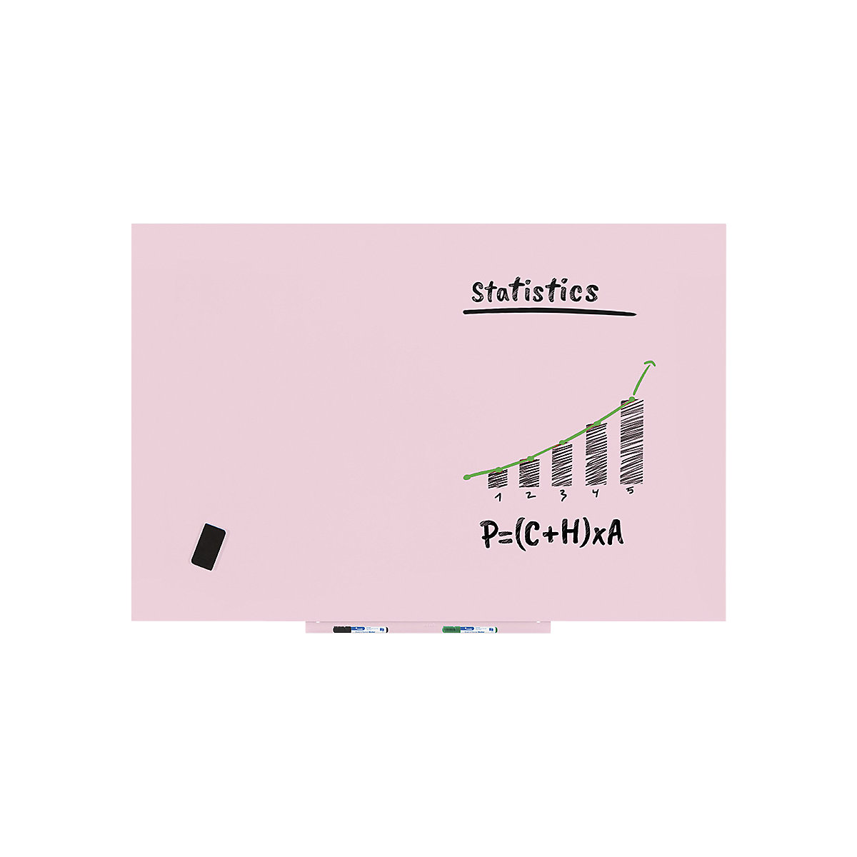 Whiteboard Skincolor, BASIC-Version - Stahlblech, lackiert, BxH 1500 x 1000 mm, rosa-0