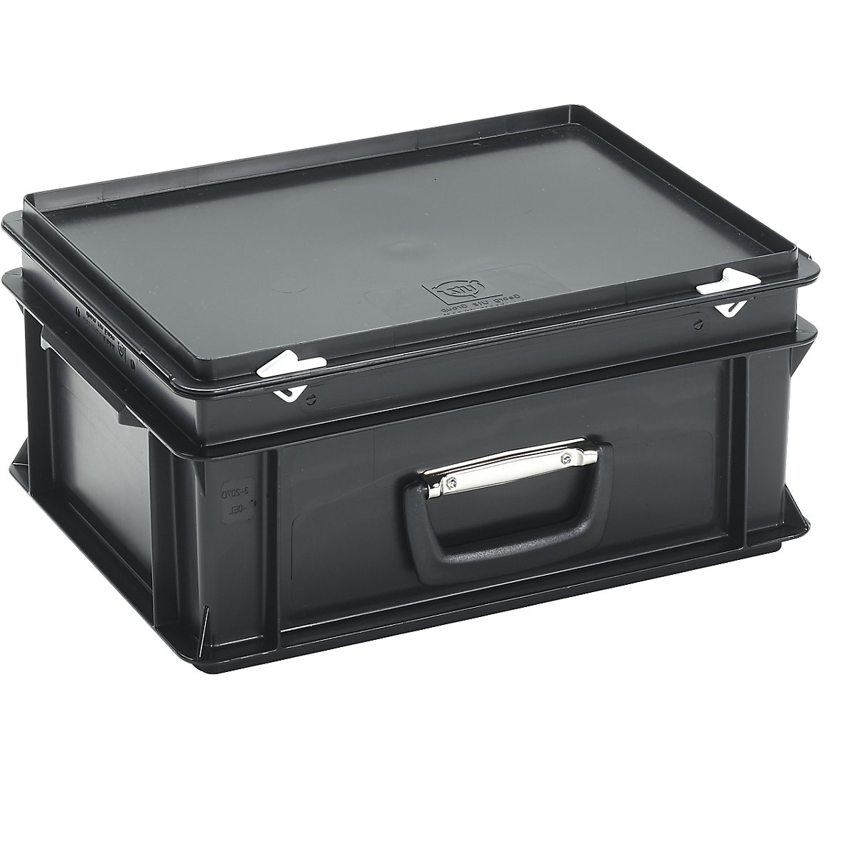 Plastový kufr ESD, obsah 15 l, vnější rozměry d x š x v 400 x 300 x 183 mm, od 1 kusu-0