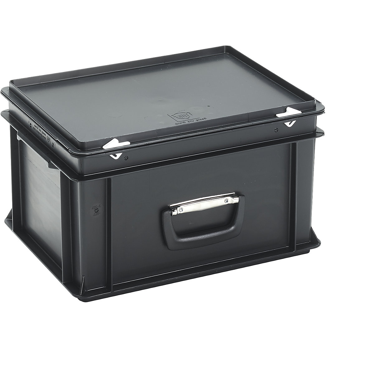 Plastový kufr ESD, obsah 20 l, vnější rozměry d x š x v 400 x 300 x 233 mm, od 1 kusu-0