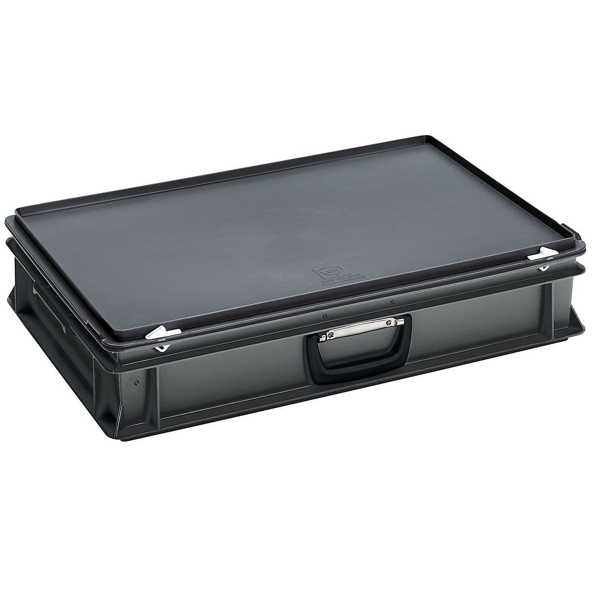 Plastový kufr ESD, obsah 20 l, vnější rozměry d x š x v 600 x 400 x 135 mm, od 1 kusu-0