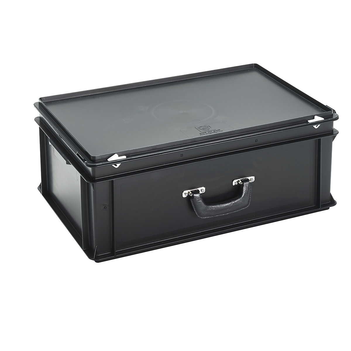 Plastový kufr ESD, obsah 40 l, vnější rozměry d x š x v 600 x 400 x 235 mm, od 1 kusu-0