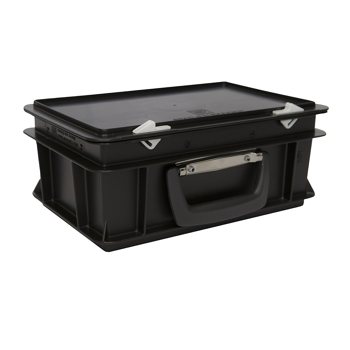 Plastový kufr ESD, obsah 5 l, vnější rozměry d x š x v 300 x 200 x 130 mm, od 1 kusu-0