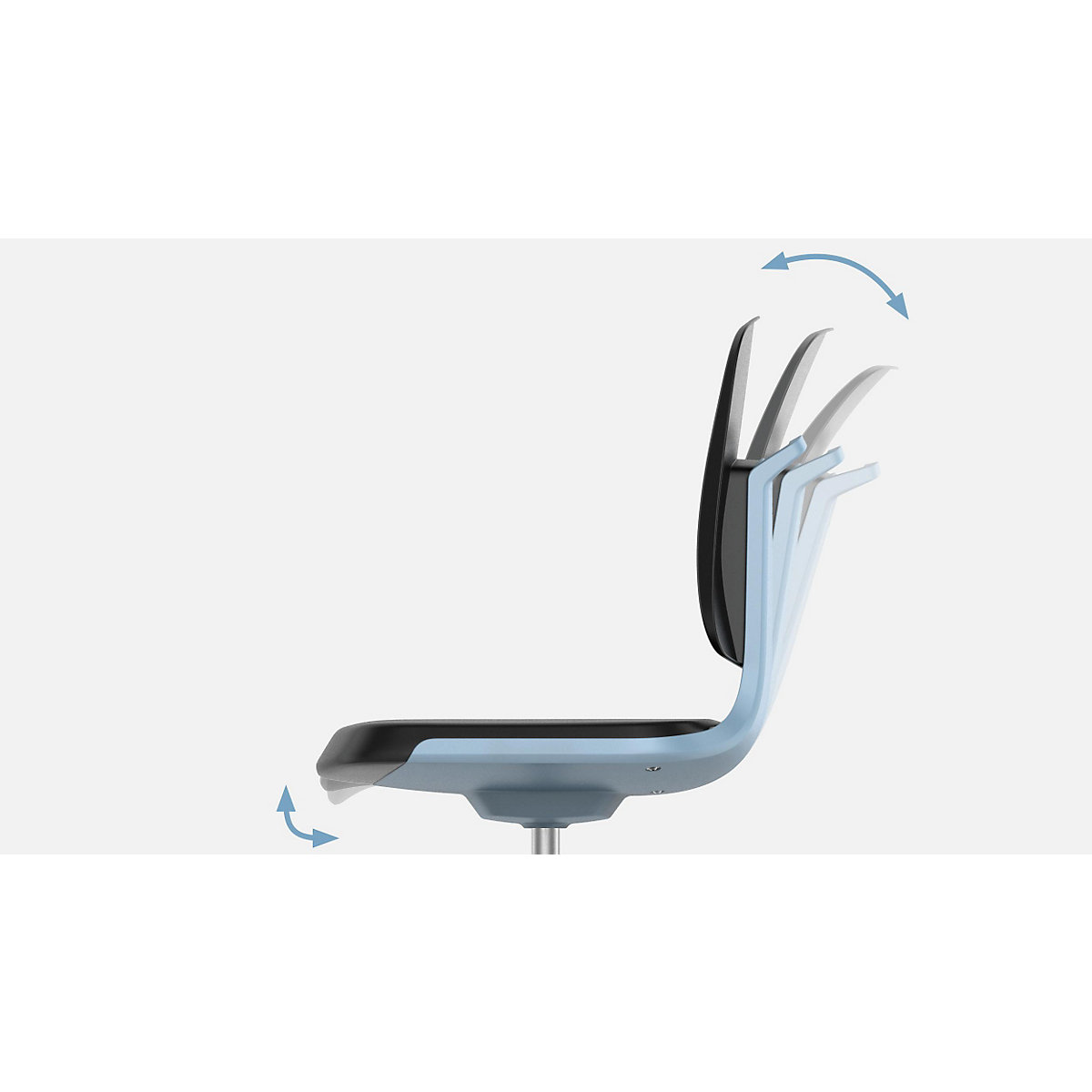 Pracovní otočná židle LABSIT – bimos (Obrázek výrobku 13)-12