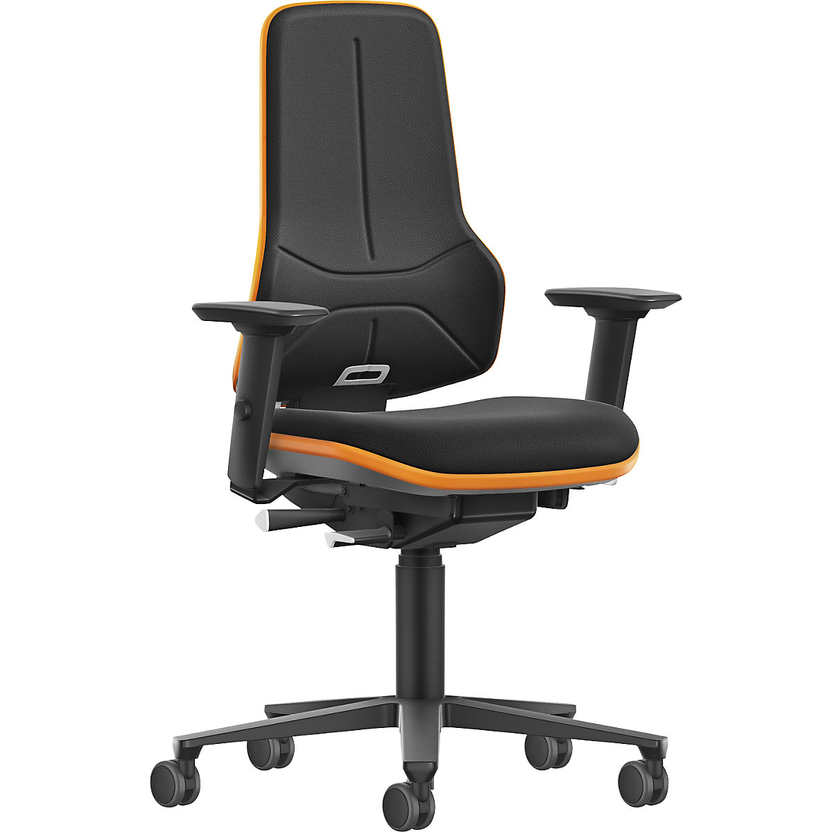 Pracovní otočná židle pro velká zatížení NEON XXL, kolečka - bimos