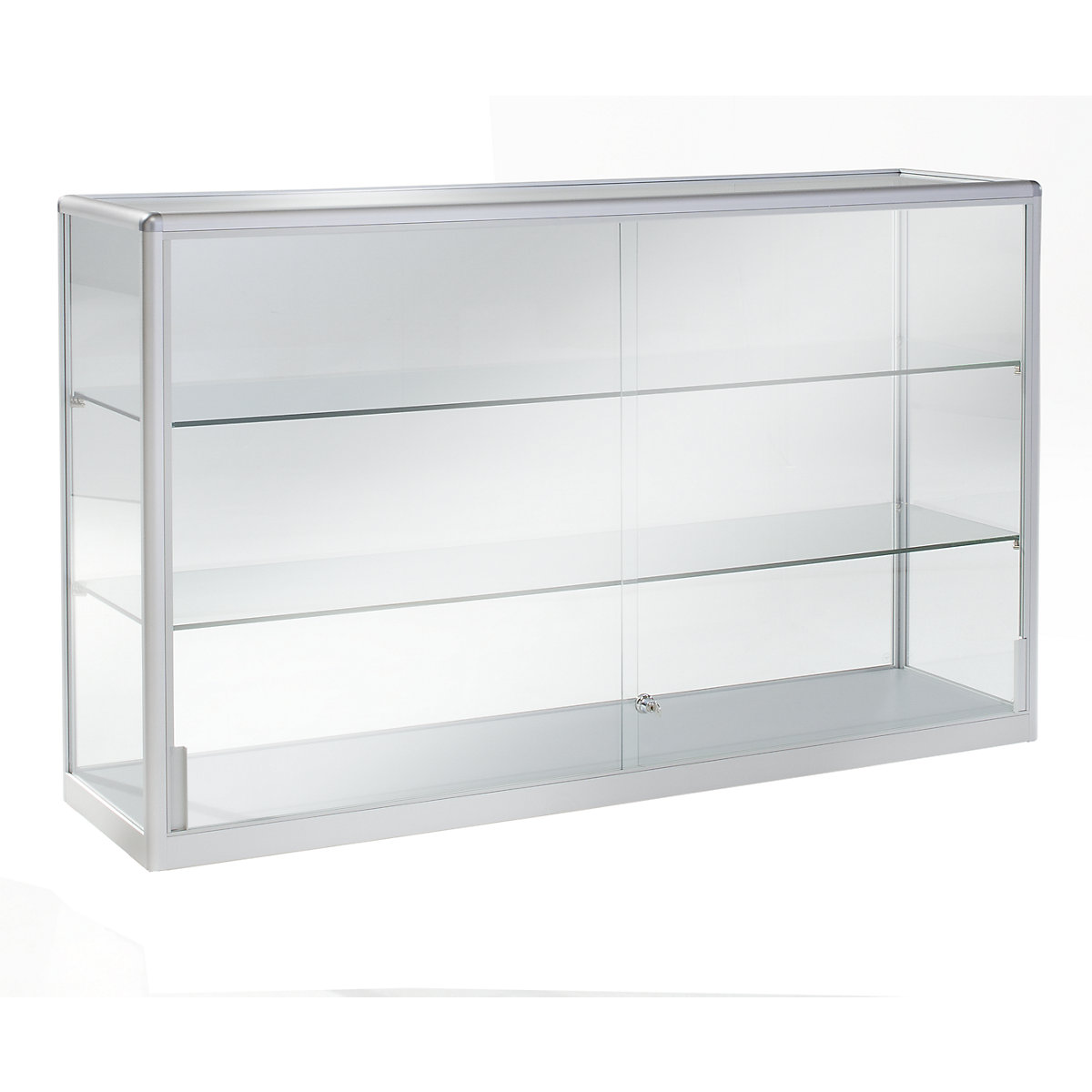 Vitrina – eurokraft pro, polvisoka izvedba, širina 1000 mm, 2 drsnih vrat, težko vnetljiva-0