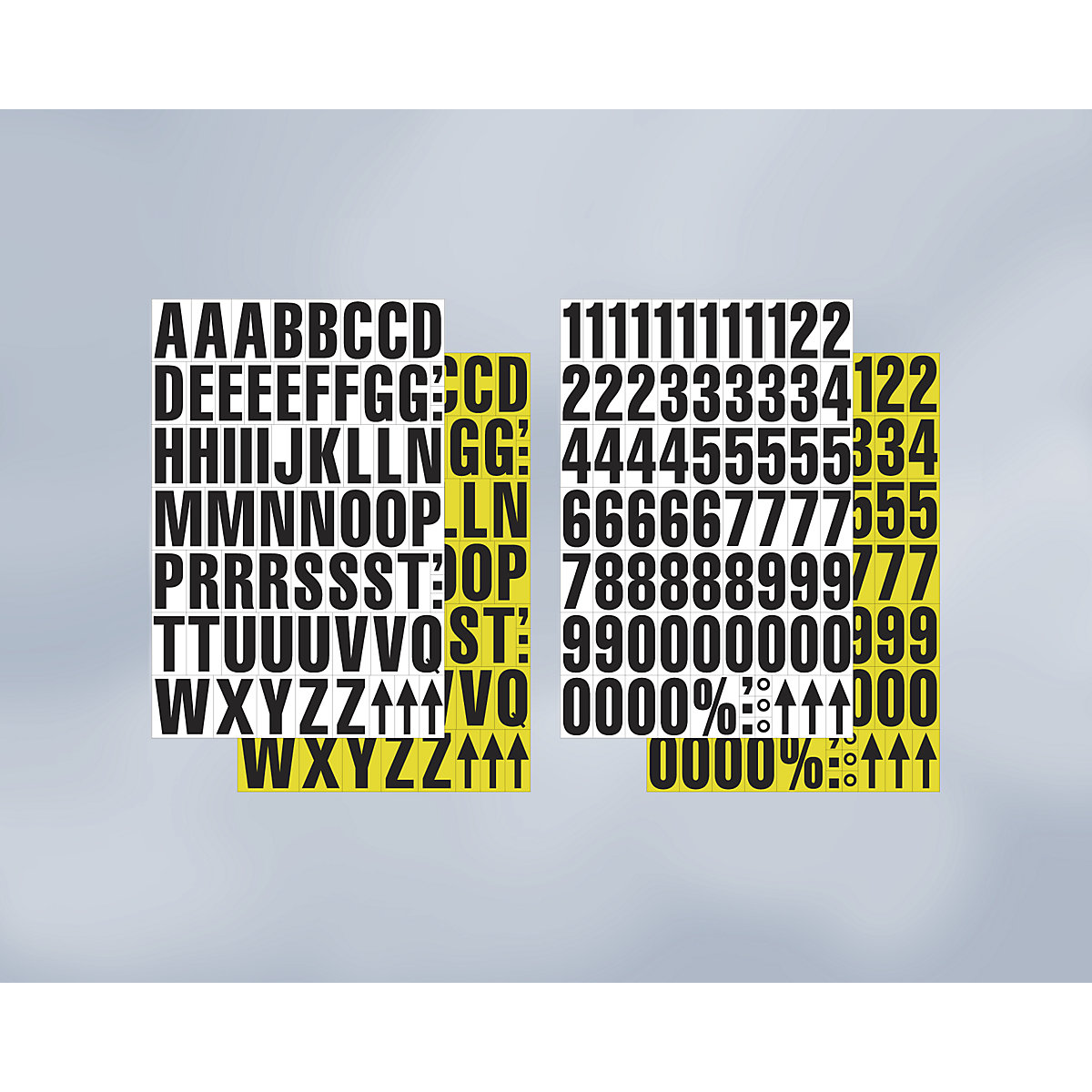 Pola DIN A4 z znaki za napis (Slika izdelka 2)-1