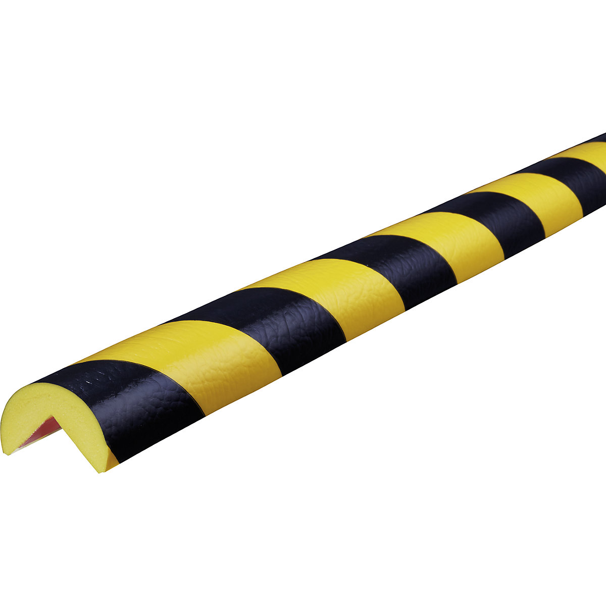 Zaščita vogalov Knuffi® – SHG, tip A+, za ponovno uporabo, kos 1 m, črno / rumene barve-2