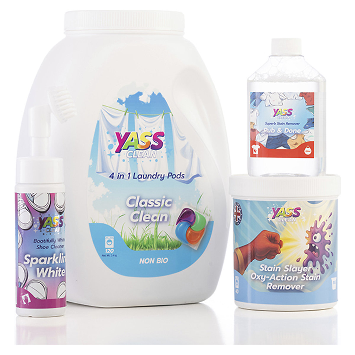 BiGDUG x Yass Clean Back to School Laundry Bundle