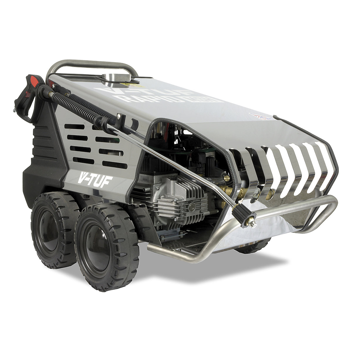 V-TUF RAPID MSH Professional Hot Water Industrial Mobile Pressure Washer | 9L/Min | 120Bar (Product illustration 4)-3