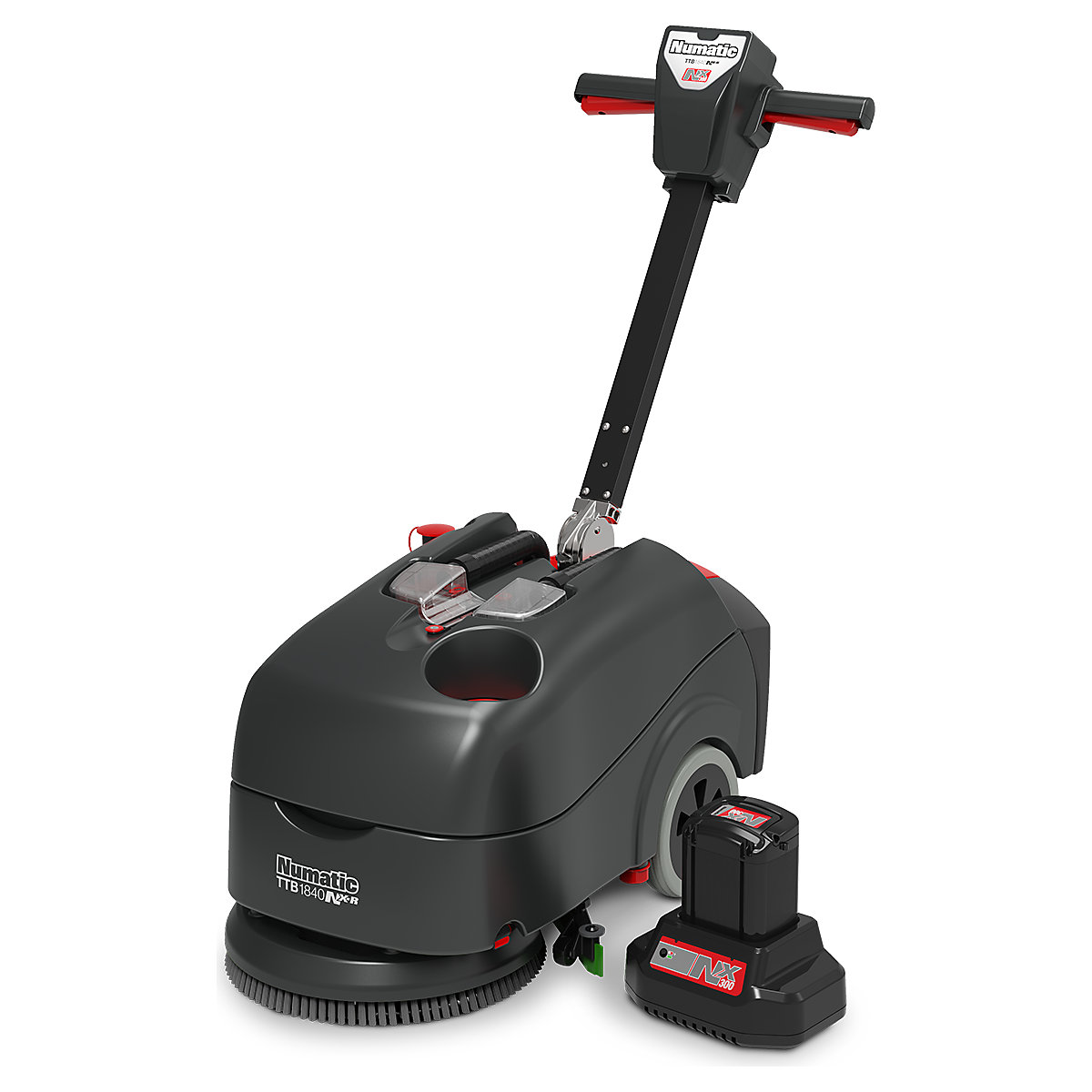 Numatic TTB1840NX-R Compact Compact Scrubber Dryer (Product illustration 2)-1