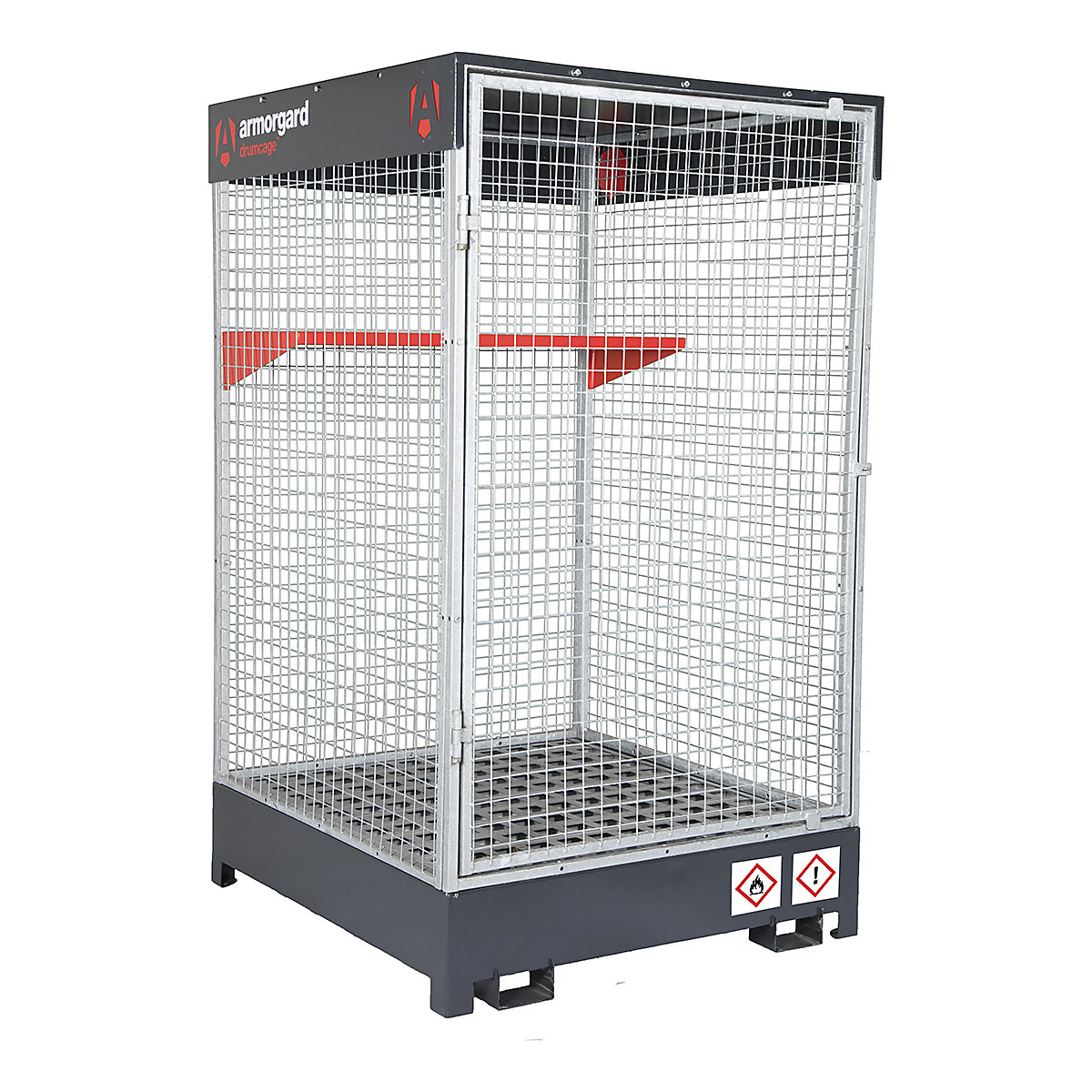 Armorgard DrumCage Hazardous Storage Unit, Armorgard DrumCage Hazardous Storage Unit, Armorgard DrumCage Hazardous Storage Unit | 2080h x 1215w x 1265d mm-0