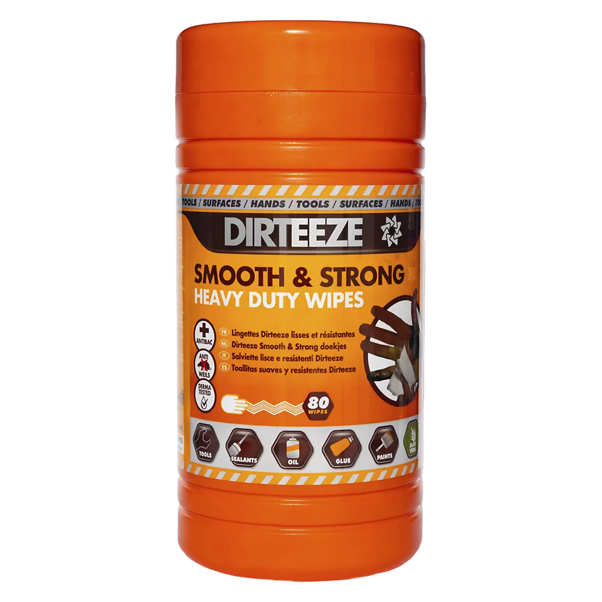 Dirteeze Jumbo Tub Degreasing Wipes