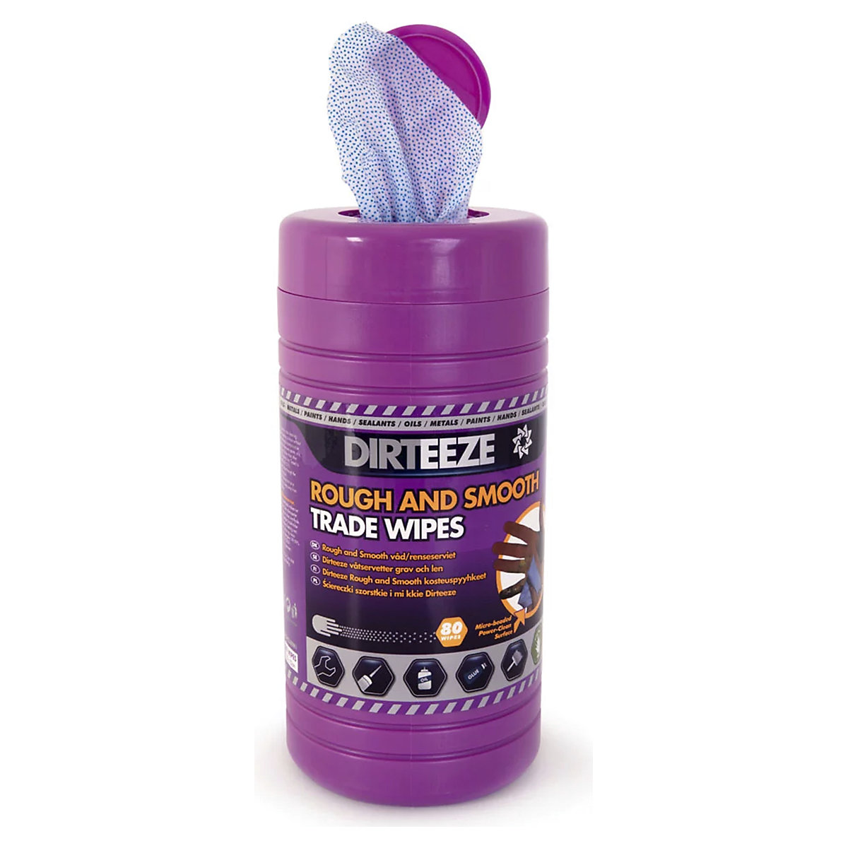 Dirteeze Jumbo Tub Degreasing Wipes