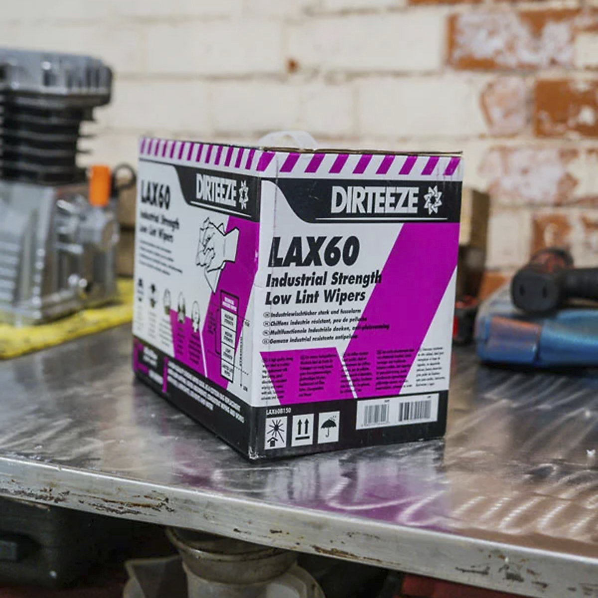 Dirteeze Lax 60 Low-Lint Replacement Wipes (Product illustration 6)-5