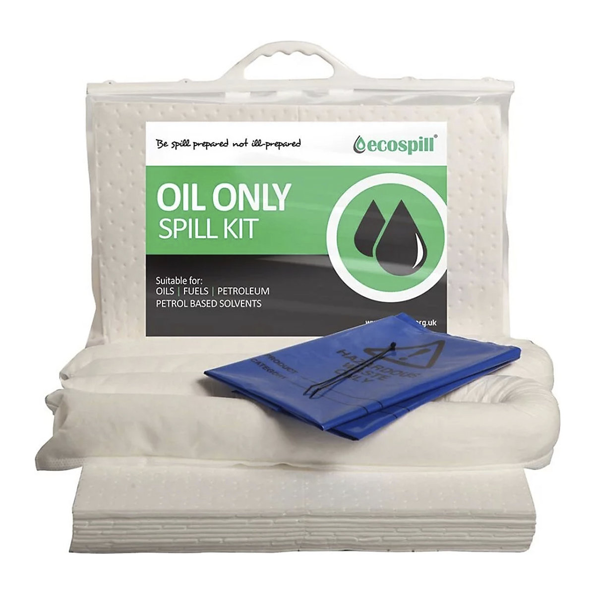 Ecospill Oil-Only Spill Kits | Clip-Top Carrier, Vinyl Holdall & Wheelie Bin Options, Ecospill Oil-Only Spill Kits | Clip-Top Carrier, Vinyl Holdall & Wheelie Bin Options, Ecospill Oil-Only Spill Kits | Clip-Top Carrier | 30 Litre-4