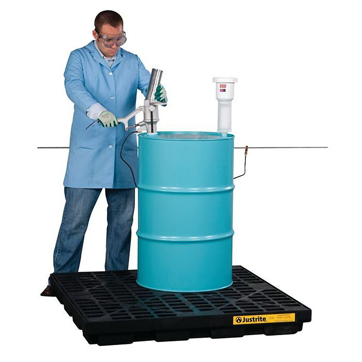 Justrite Aerosalv Aerosol Can Recycling System (Product illustration 4)-3