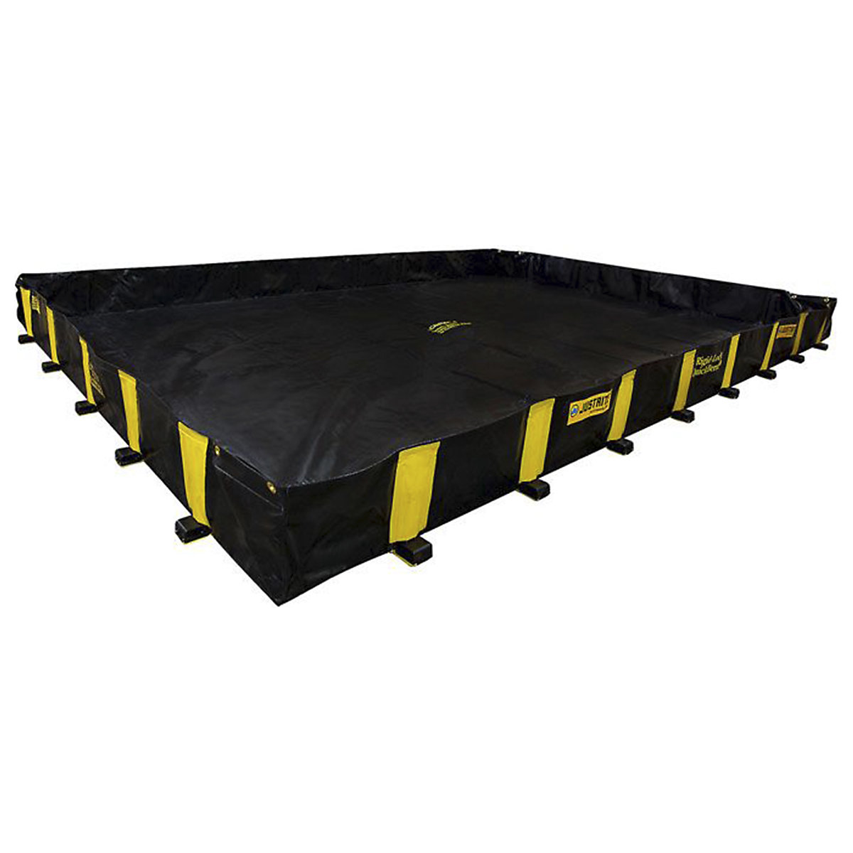 Justrite Rigid-Lock Quickberm, Justrite Rigid-Lock Quickberm, Justrite Rigid-Lock QuickBerm | 305h x 6300l x 6300w mm | Black-3