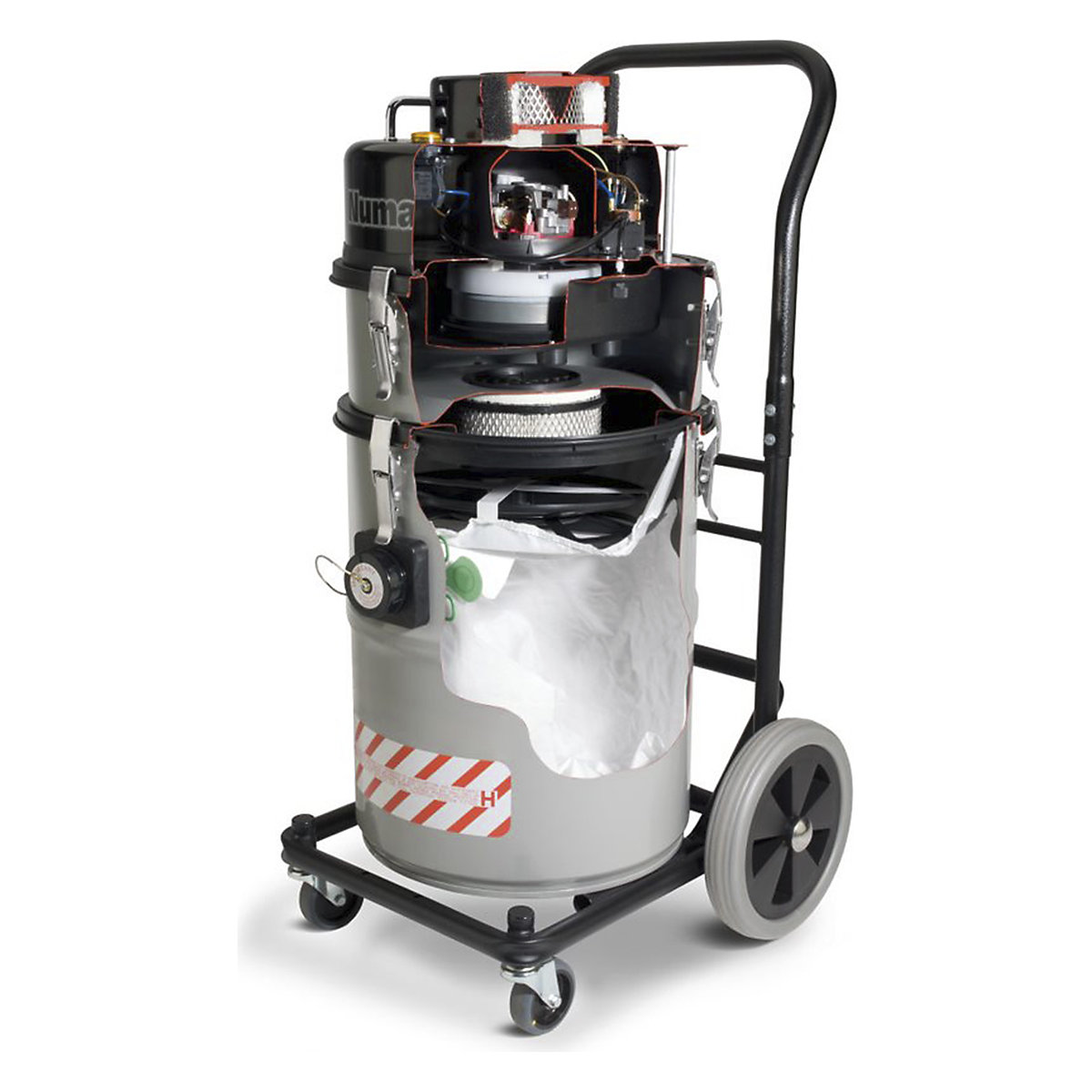 Numatic HAS750 Anti Static Vacuum | Specialised Utility Clean Room Vacuum | 35L (Product illustration 2)-1