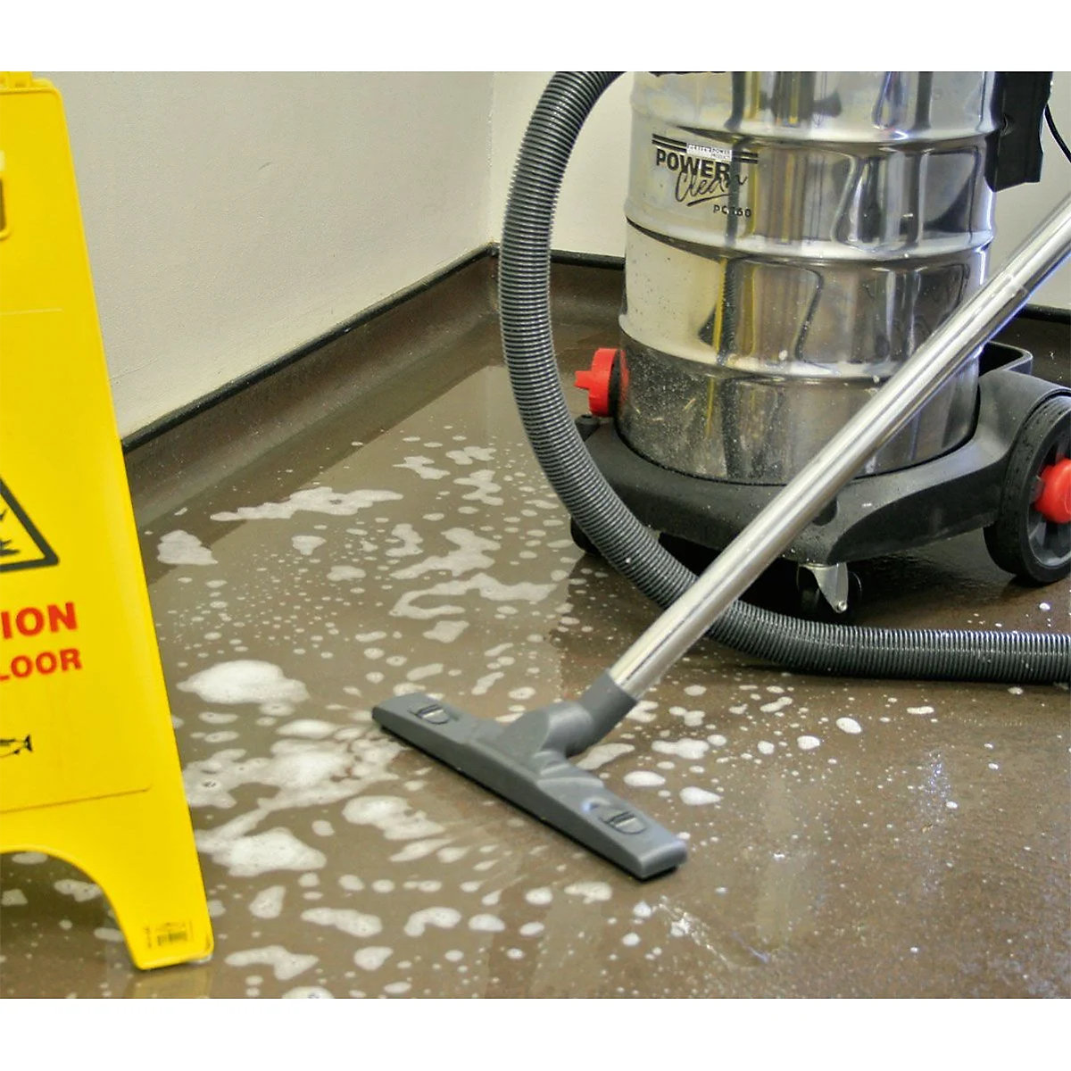 Sealey PC460 60L Wet and Dry Vacuum | Stainless Steel | Power Clean | 1600W | 230V (Product illustration 3)-2