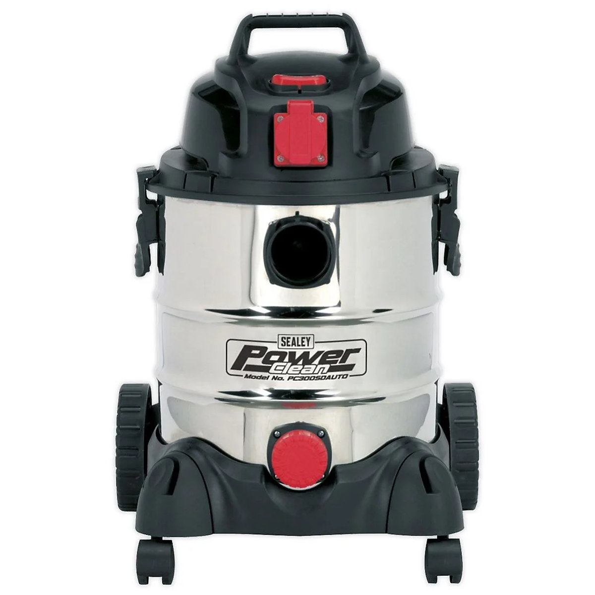 Sealey Wet And Dry Vacuum | Power Clean | Stainless Steel (Product illustration 3)-2