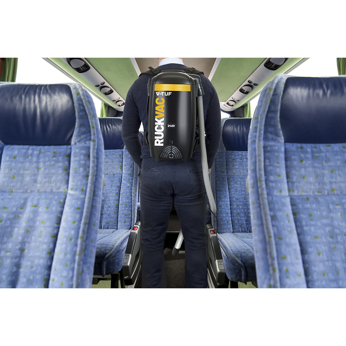 V-TUF RUCKVAC Industrial Backpack Vacuum Cleaner with Lung Safe HEPA H13 Filtration (Product illustration 2)-1