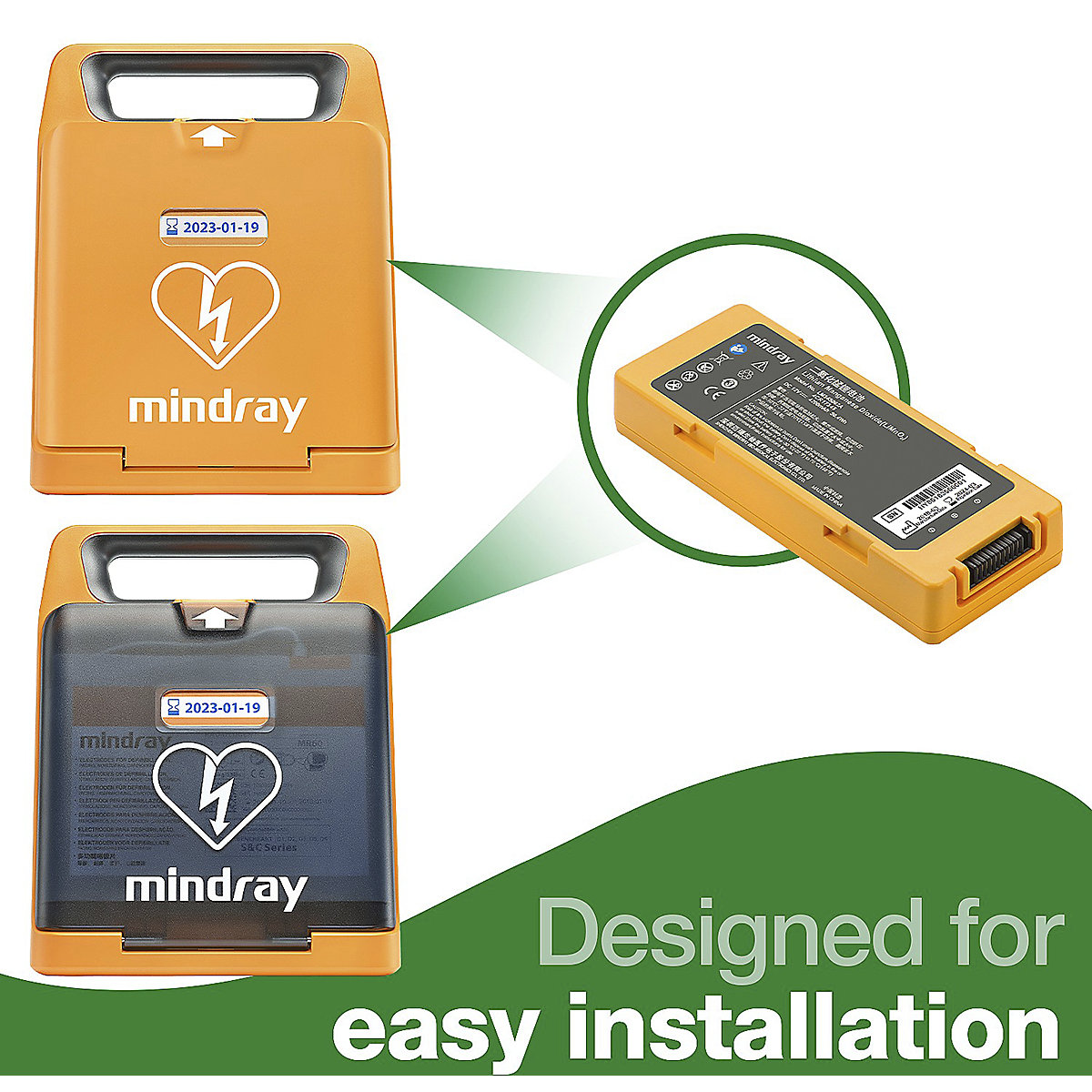 Mindray BeneHeart C Series Replacement Battery (Product illustration 4)-3