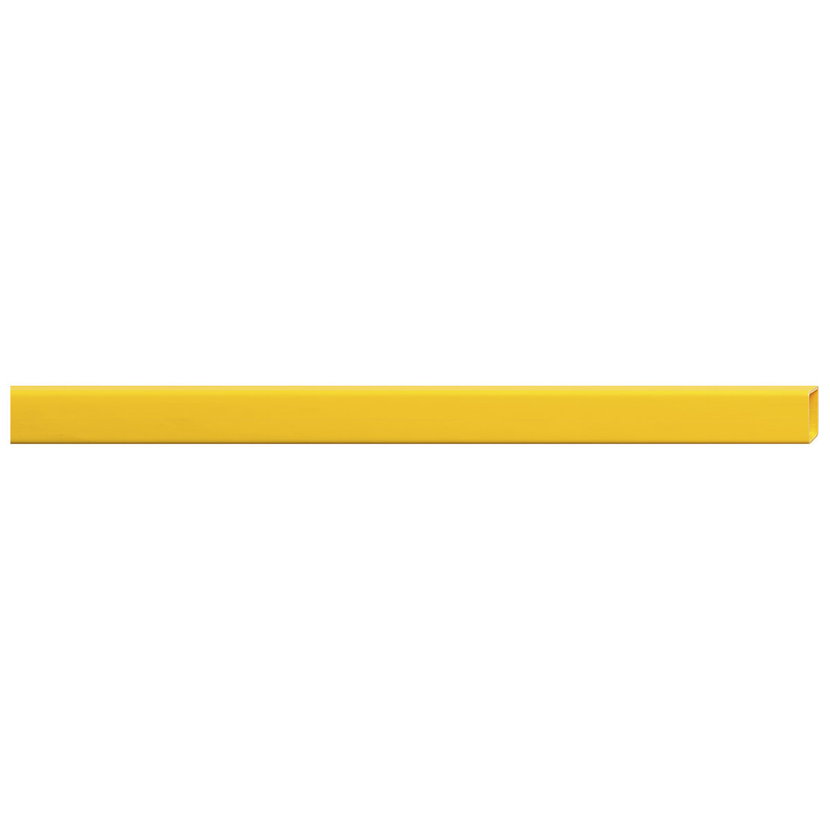 BLACK BULL FLEX Protection Barrier Modular System, BLACK BULL FLEX Protection Barrier Modular System, BLACK BULL FLEX Impact Protection System HYBRID Low Level Lateral Rail | 74h x 1500w x 52d mm | Yellow Polypropylene | For End and Middle Posts-0