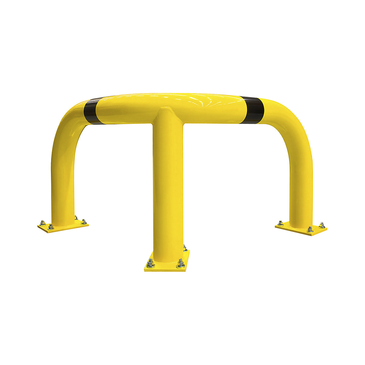 BLACK BULL XL Corner Protection Guard, BLACK BULL XL Corner Protection Guard, BLACK BULL XL Corner Protection Guard | 600h x 900w x 900d mm | Yellow/Black | Indoor Use-0