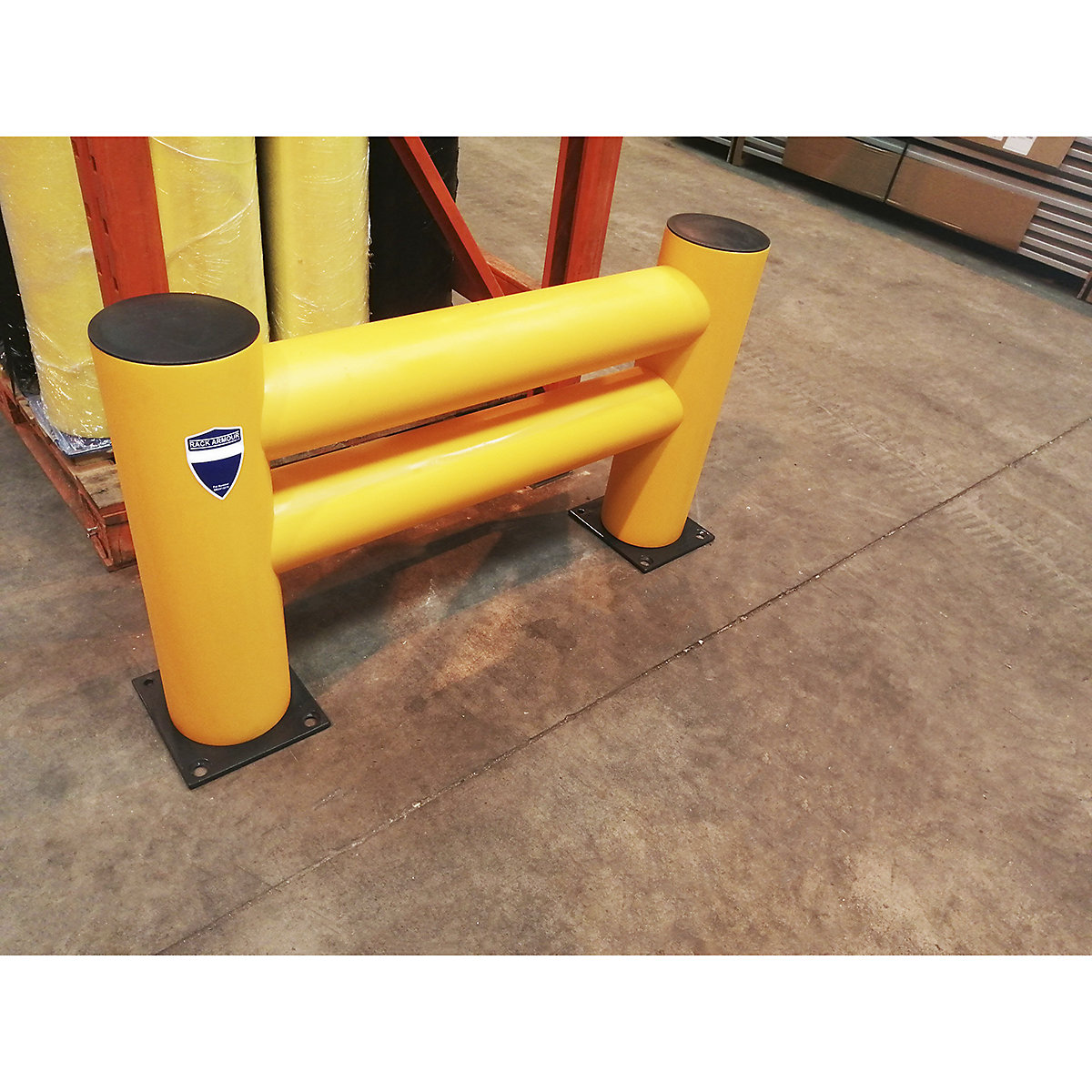 Brandsafe Double Rack End Barrier (Product illustration 2)-1