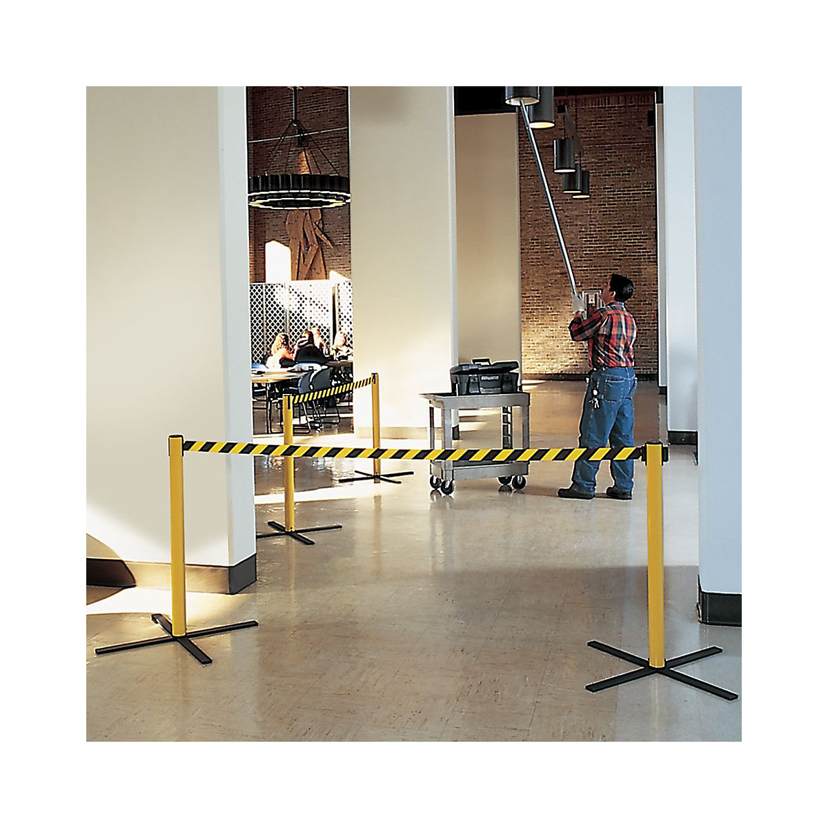 Stow Away Retractable Belt Barriers (Product illustration 2)-1