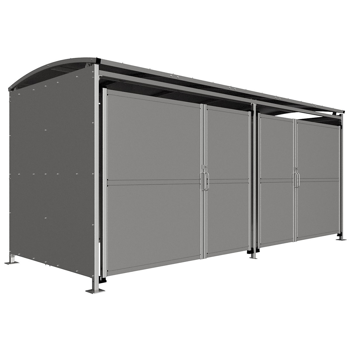 Autopa Badby Storage Shelters, Autopa Badby Storage Shelters, Autopa Badby Storage Shelter | 2363h x 2099w x 5000d mm | Clad Doors | Main Bay-4