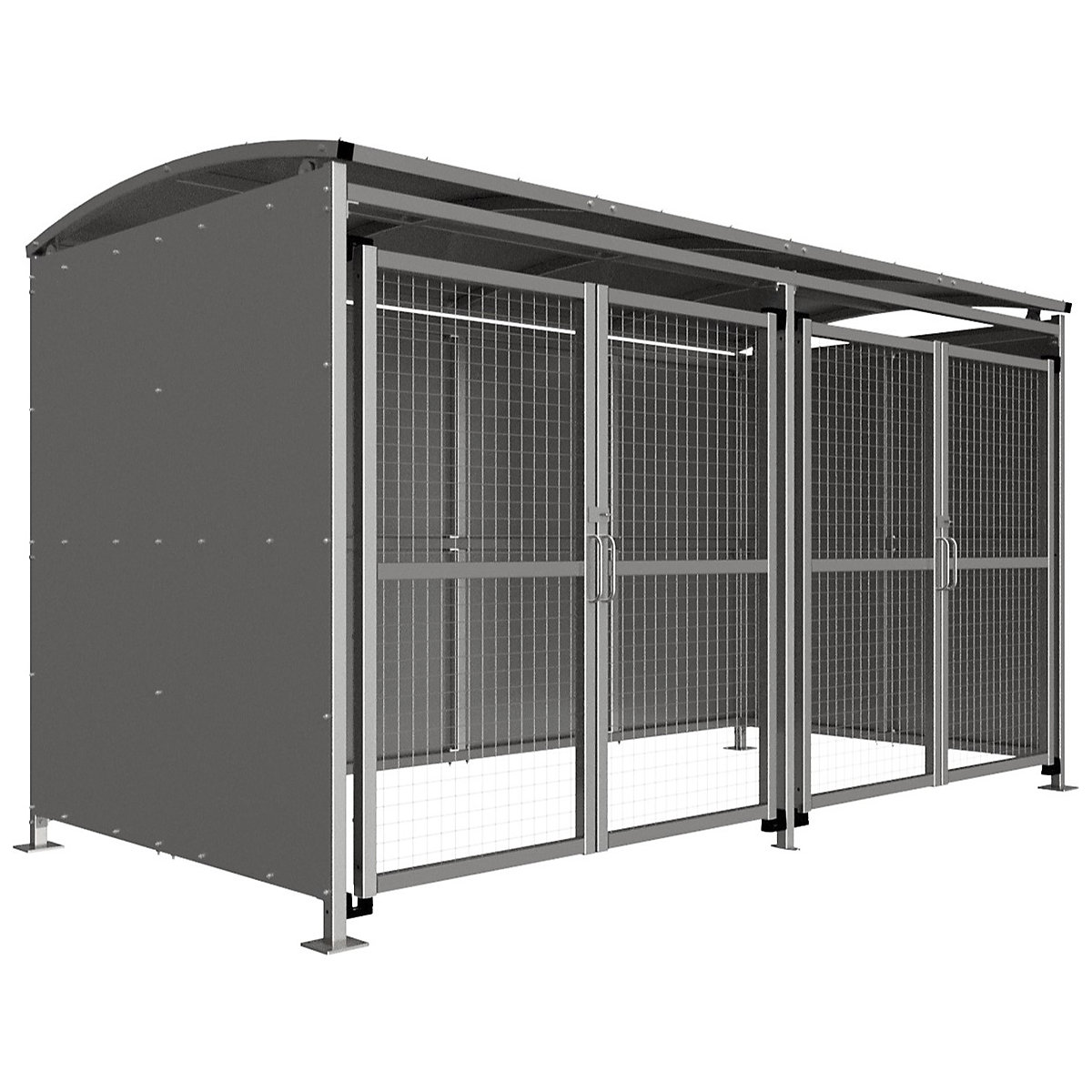 Autopa Badby Storage Shelters, Autopa Badby Storage Shelters, Autopa Badby Storage Shelter | 2363h x 2099w x 4000d mm | Mesh Doors | Main Bay-2