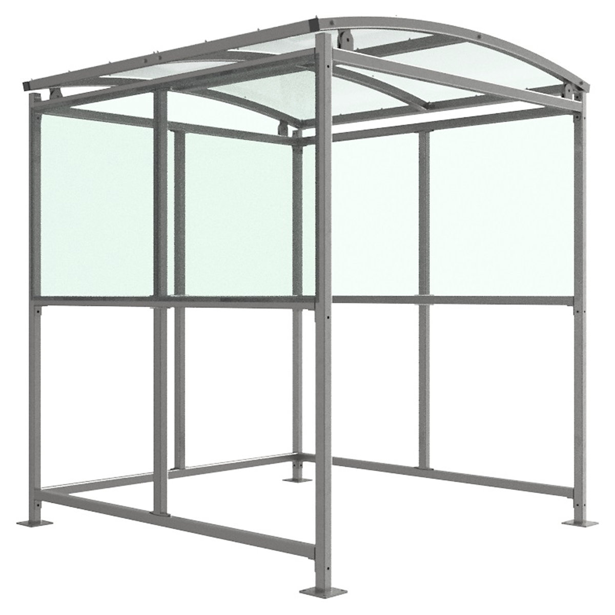 Autopa Burbank Smoking Shelter, Autopa Burbank Smoking Shelter, Autopa Burbank Smoking Shelter | 2363h x 2000w x 2000d mm | Extension Bay-4