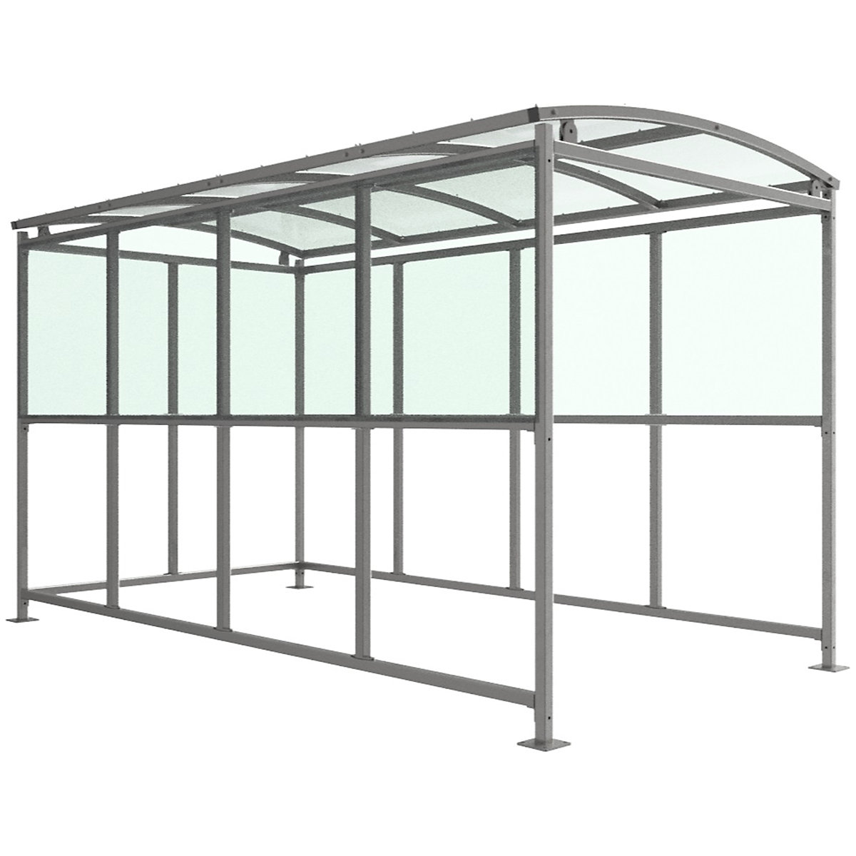 Autopa Burbank Smoking Shelter, Autopa Burbank Smoking Shelter, Autopa Burbank Smoking Shelter | 2363h x 4000w x 2000d mm | Main Bay-2