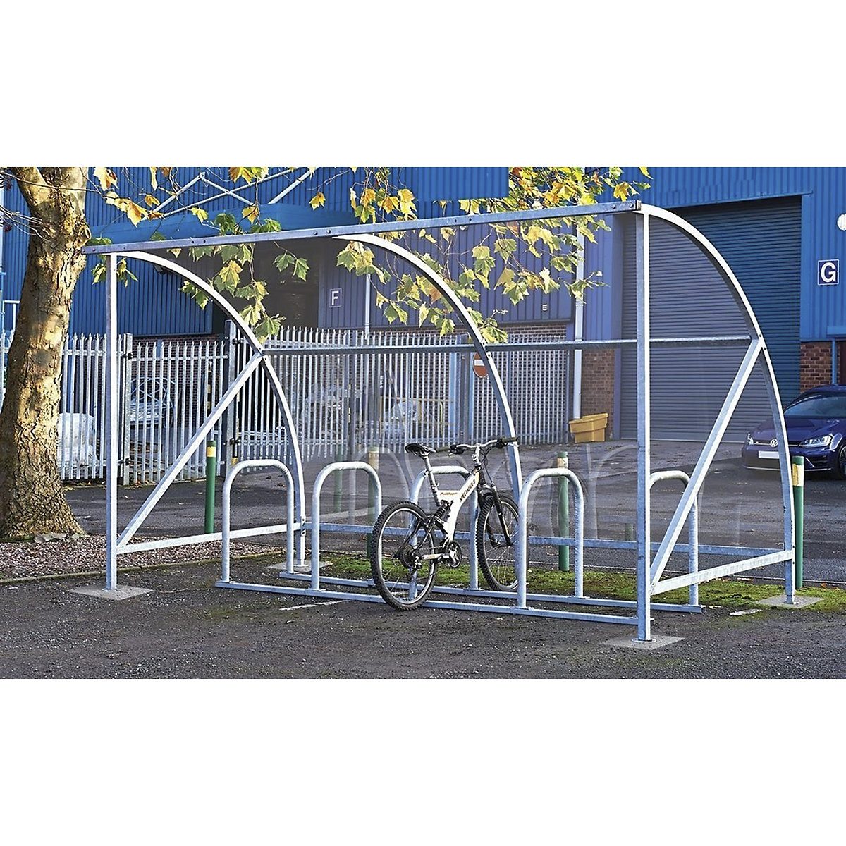 Dudley 10 Bike Cycle Shelter & Rack Bundle, Dudley 10 Bike Cycle Shelter & Rack Bundle, Dudley 10 Bike Cycle Shelter & Rack Bundle | Without Perspex Glass-0