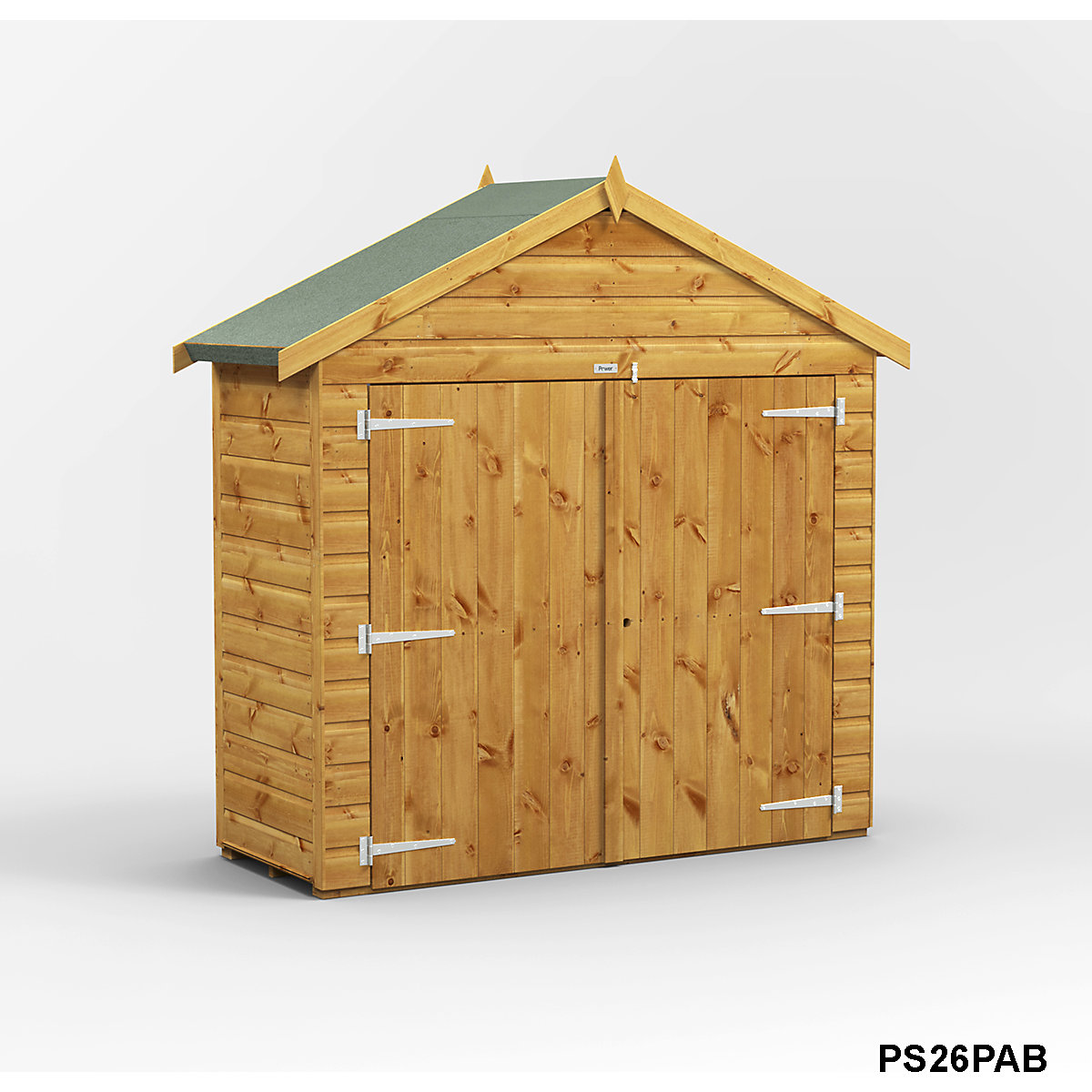 Power 6ft Wide Apex Bike Shed (Product illustration 3)-2