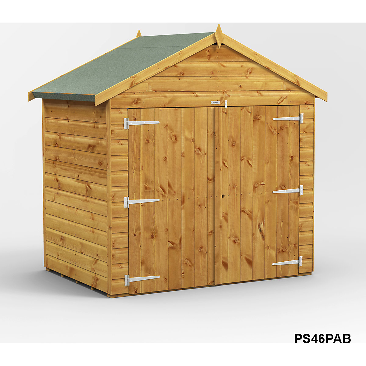 Power 6ft Wide Apex Bike Shed (Product illustration 5)-4