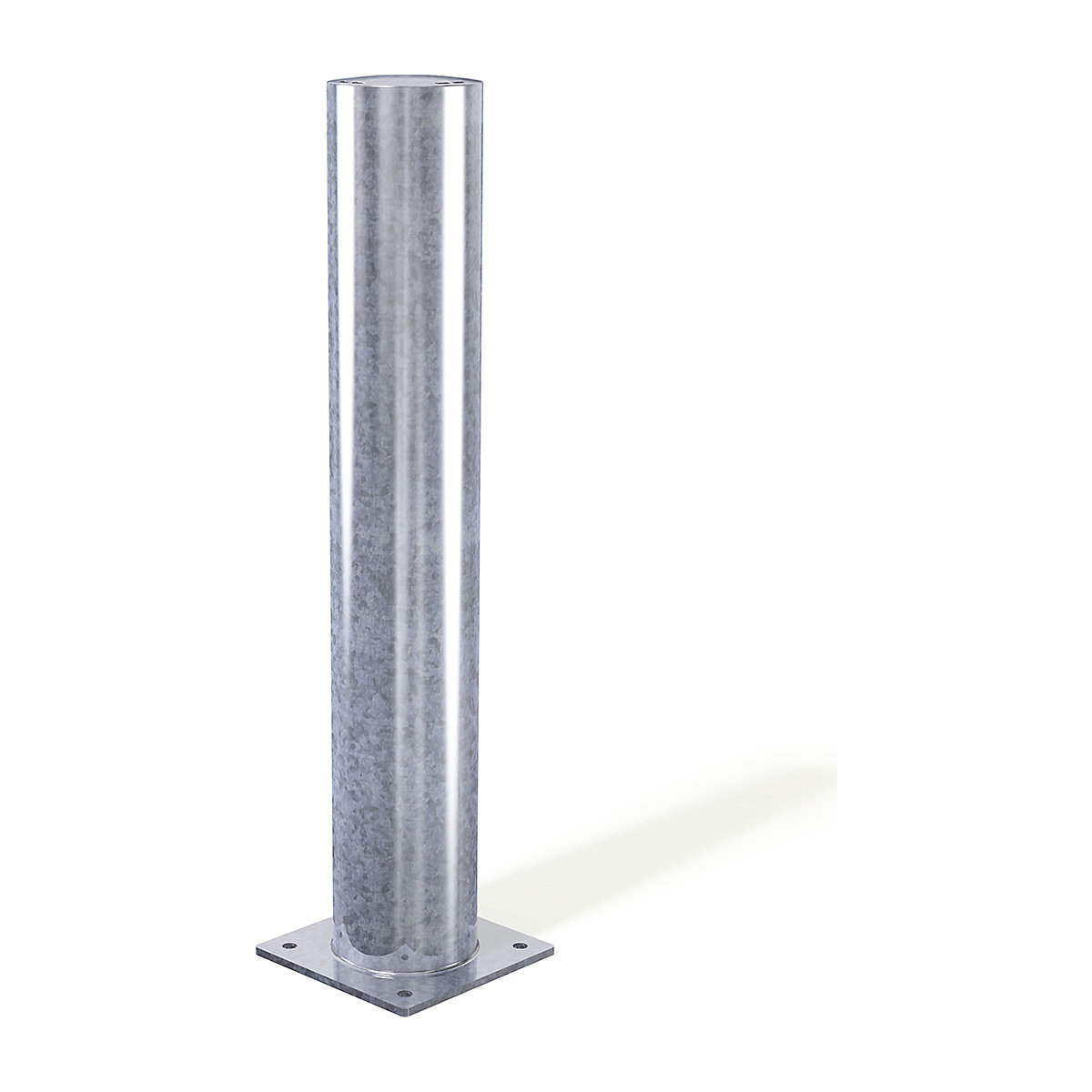 Autopa Galvanised Steel Fixed Bollards, Autopa Galvanised Steel Fixed Bollards, Autopa Galvanised Steel Fixed Bollards | 1000mm Above Ground | Galvanised | Bolt Down | Ø323mm-2