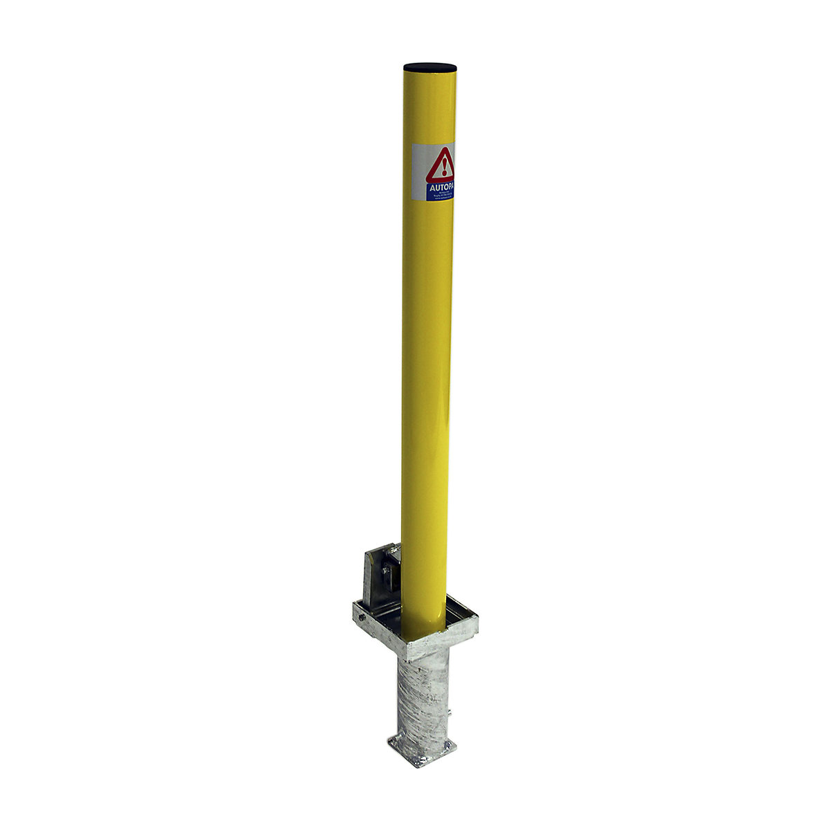 Autopa Removable Parking Post, Autopa Removable Parking Post, Autopa RPP Removable Parking Post | 900h x 76w mm | Galvanised | Yellow-1