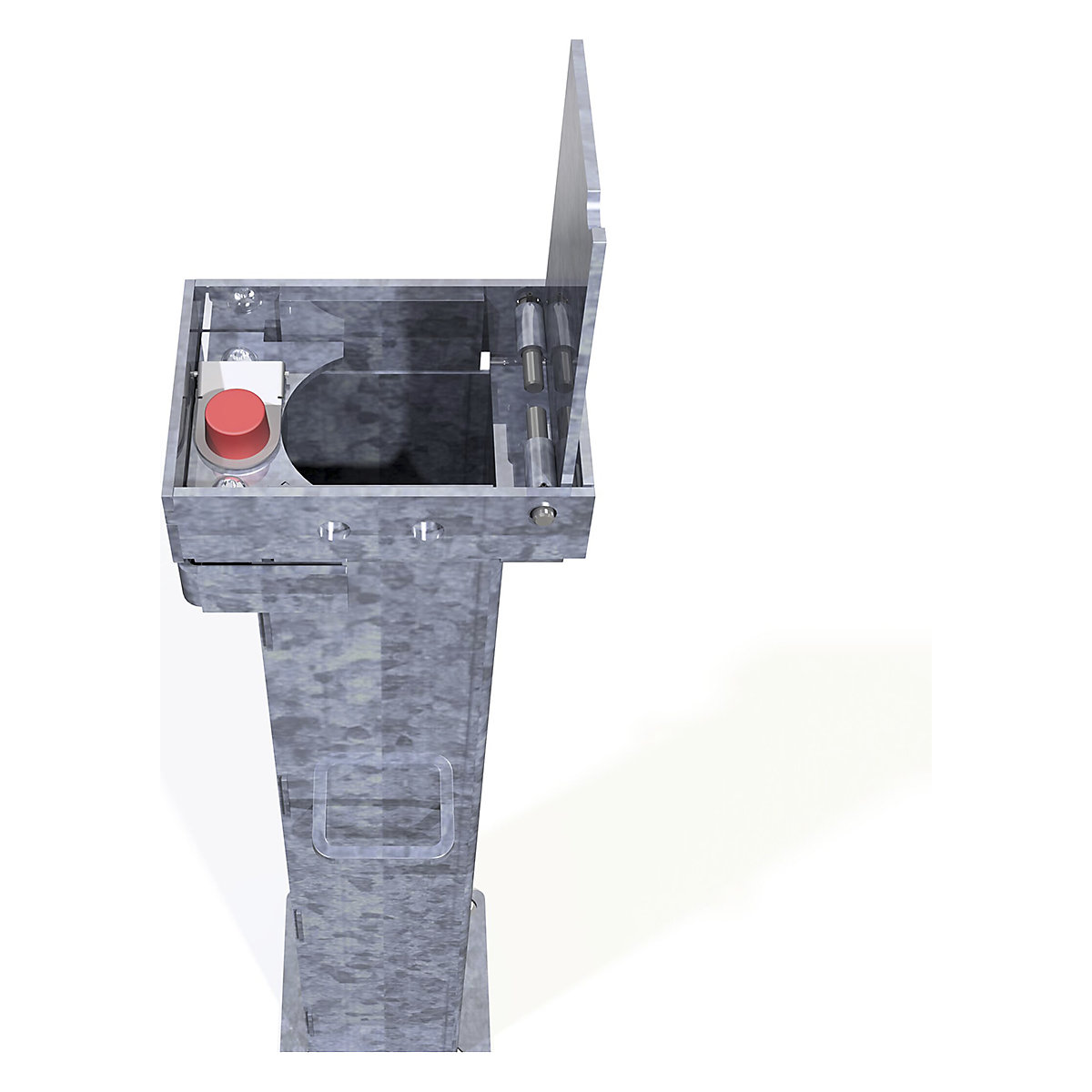 Autopa RetractaPost-GL Retractable Bollards | 7-Pin Security Lock (Product illustration 4)-3