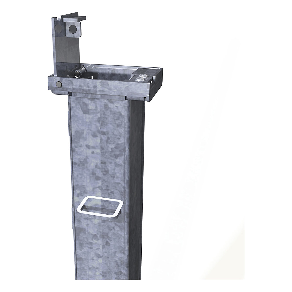 Autopa RetractaPost Retractable Bollards | Padlock Locking (Product illustration 3)-2