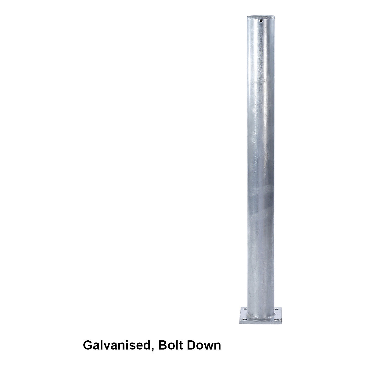 Autopa Stainless Steel Plain & Galvanised Round Fixed Bollards (Product illustration 4)-3